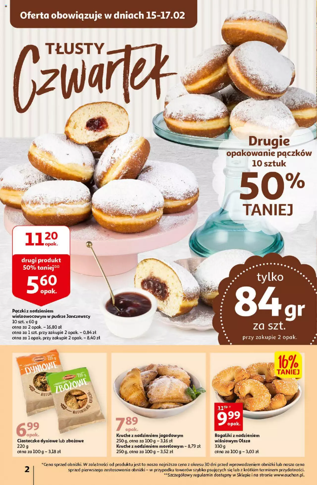 Auchan Koszyk Oszczędności Supermarke Gazetka ważna  od 16.02.2023 do 22.02.2023 strona 2