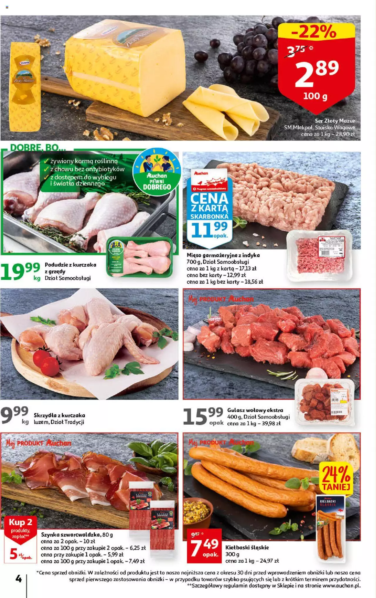 Auchan Koszyk Oszczędności Supermarke Gazetka ważna  od 16.02.2023 do 22.02.2023 strona 4
