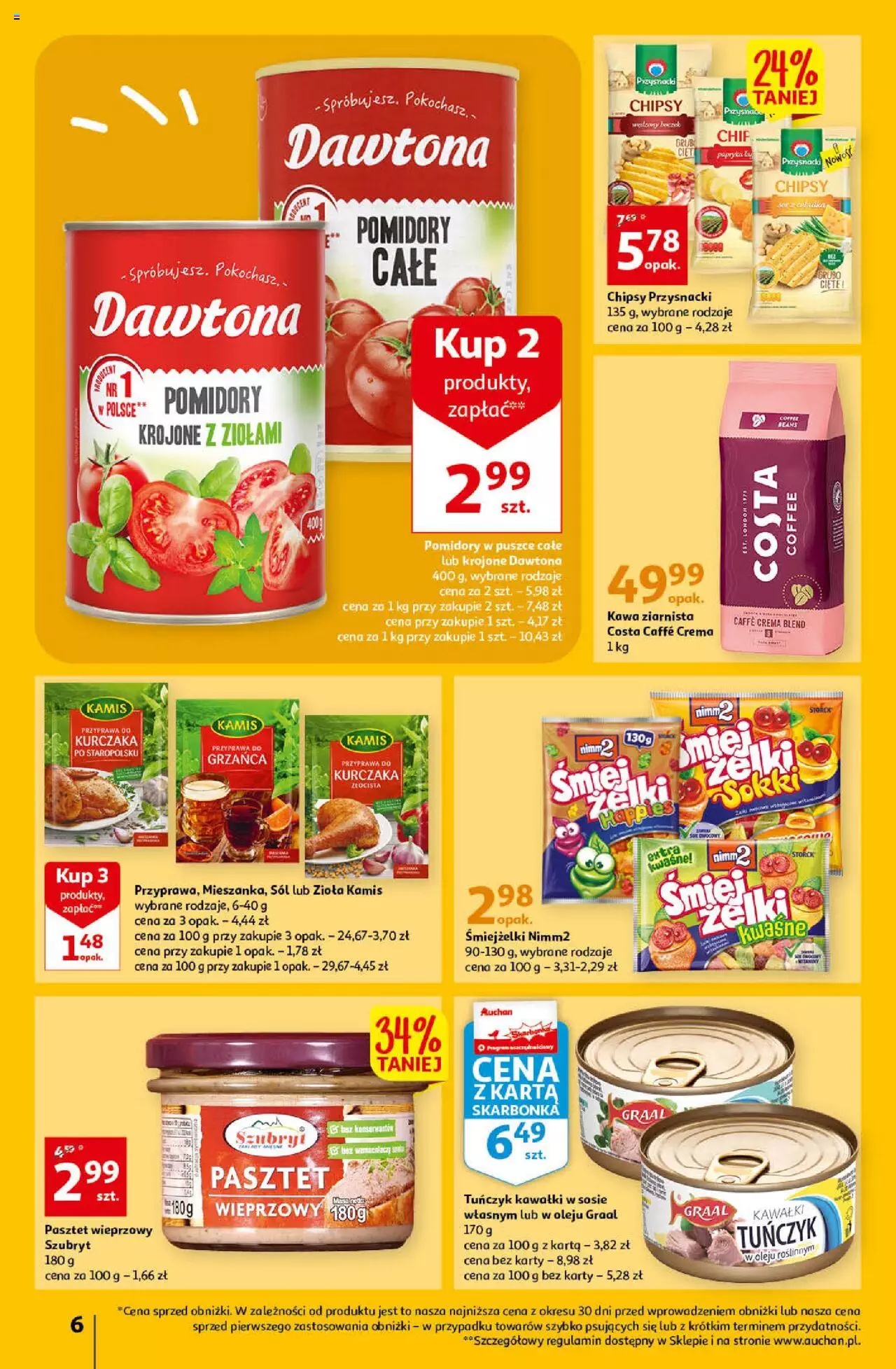 Auchan Koszyk Oszczędności Supermarke Gazetka ważna  od 16.02.2023 do 22.02.2023 strona 6