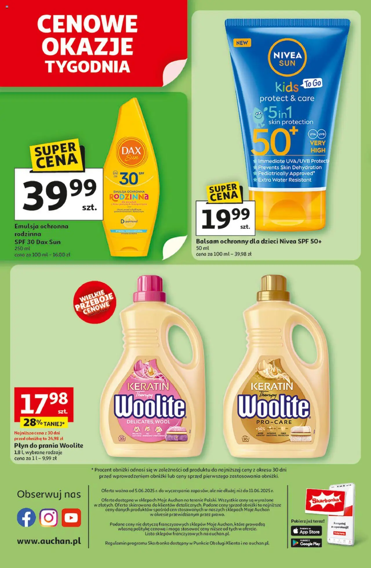 Auchan Lato First Minute Gazetka ważna od 05.06.2025 do 11.06.2025 strona 10
