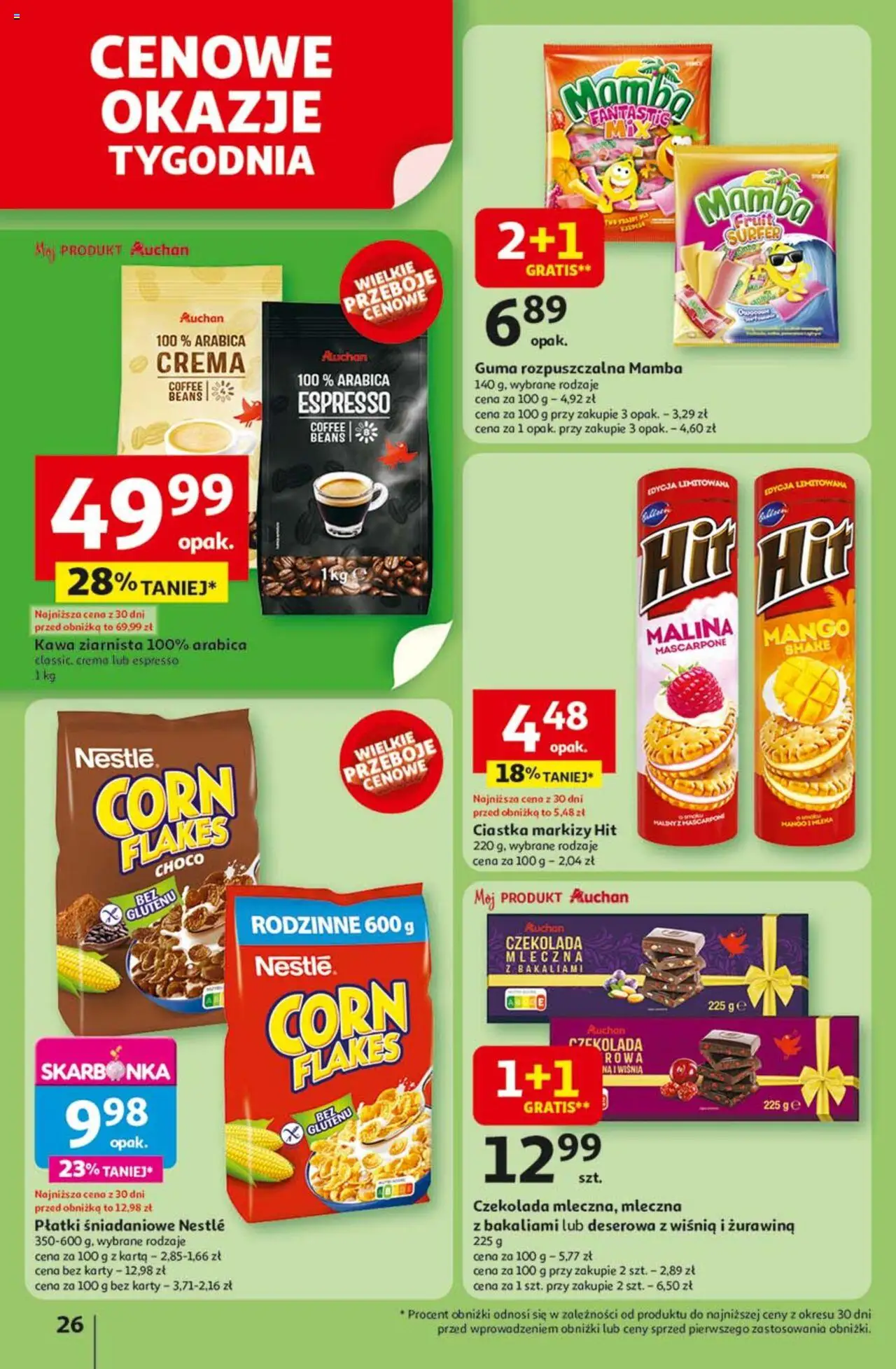 Auchan Lato First Minute Hipermarket Gazetka ważna od 05.06.2025 do 11.06.2025 strona 30