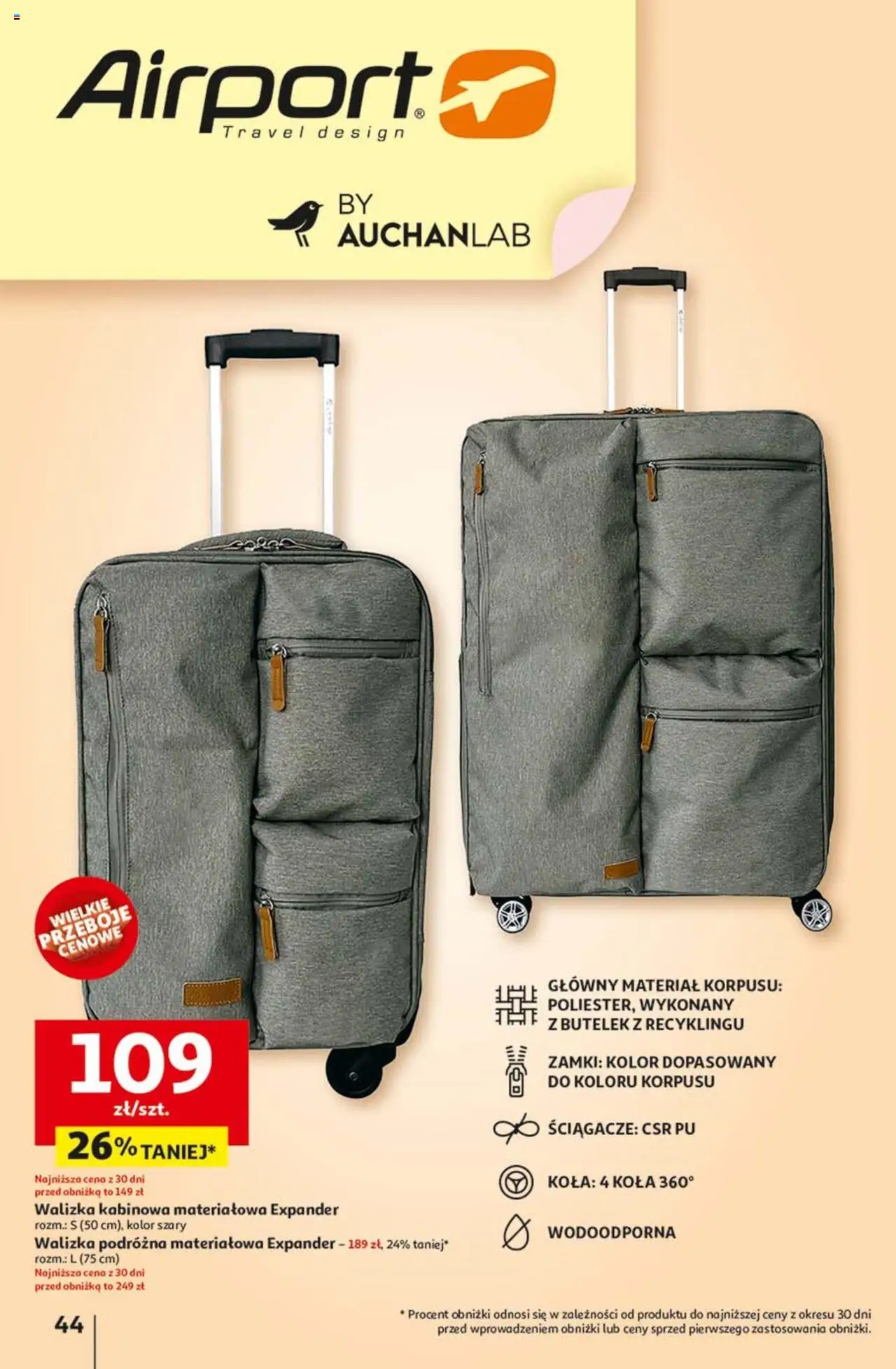 Auchan Lato First Minute Hipermarket Gazetka ważna od 05.06.2025 do 11.06.2025 strona 48