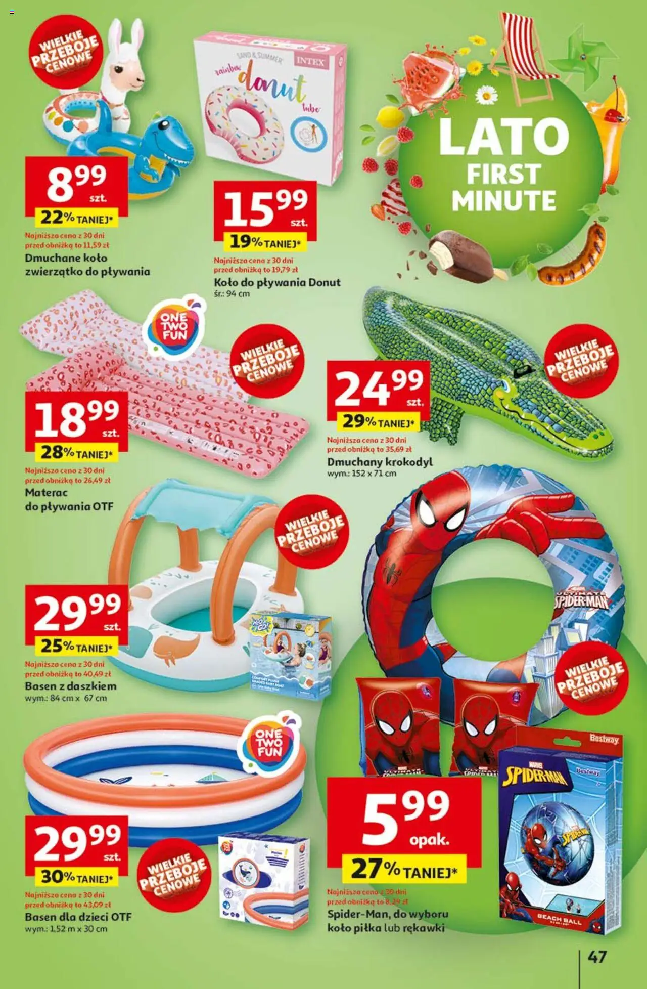 Auchan Lato First Minute Hipermarket Gazetka ważna od 05.06.2025 do 11.06.2025 strona 6
