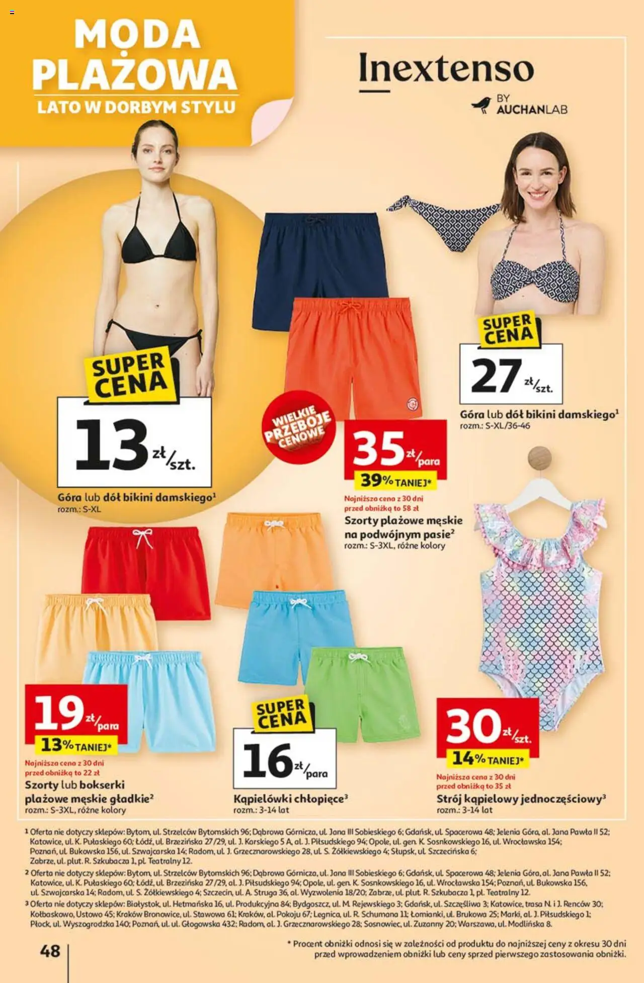 Auchan Lato First Minute Hipermarket Gazetka ważna od 05.06.2025 do 11.06.2025 strona 52