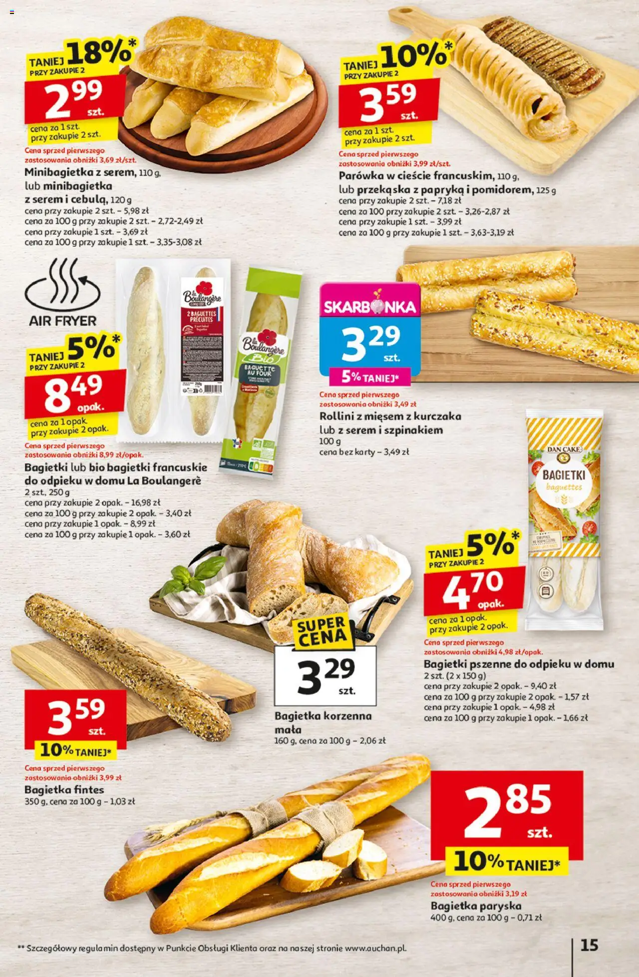 Auchan Lato Pełne Przyjemności Hipermarket Gazetka ważna od  10.07.2025 do 16.07.2025 strona 15