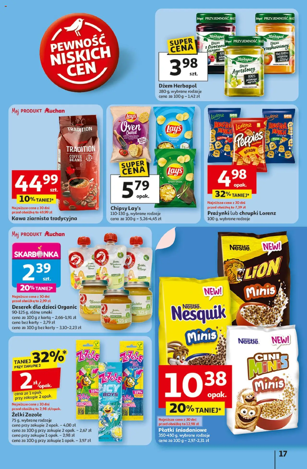 Auchan Lato Pełne Przyjemności Hipermarket Gazetka ważna od  10.07.2025 do 16.07.2025 strona 17