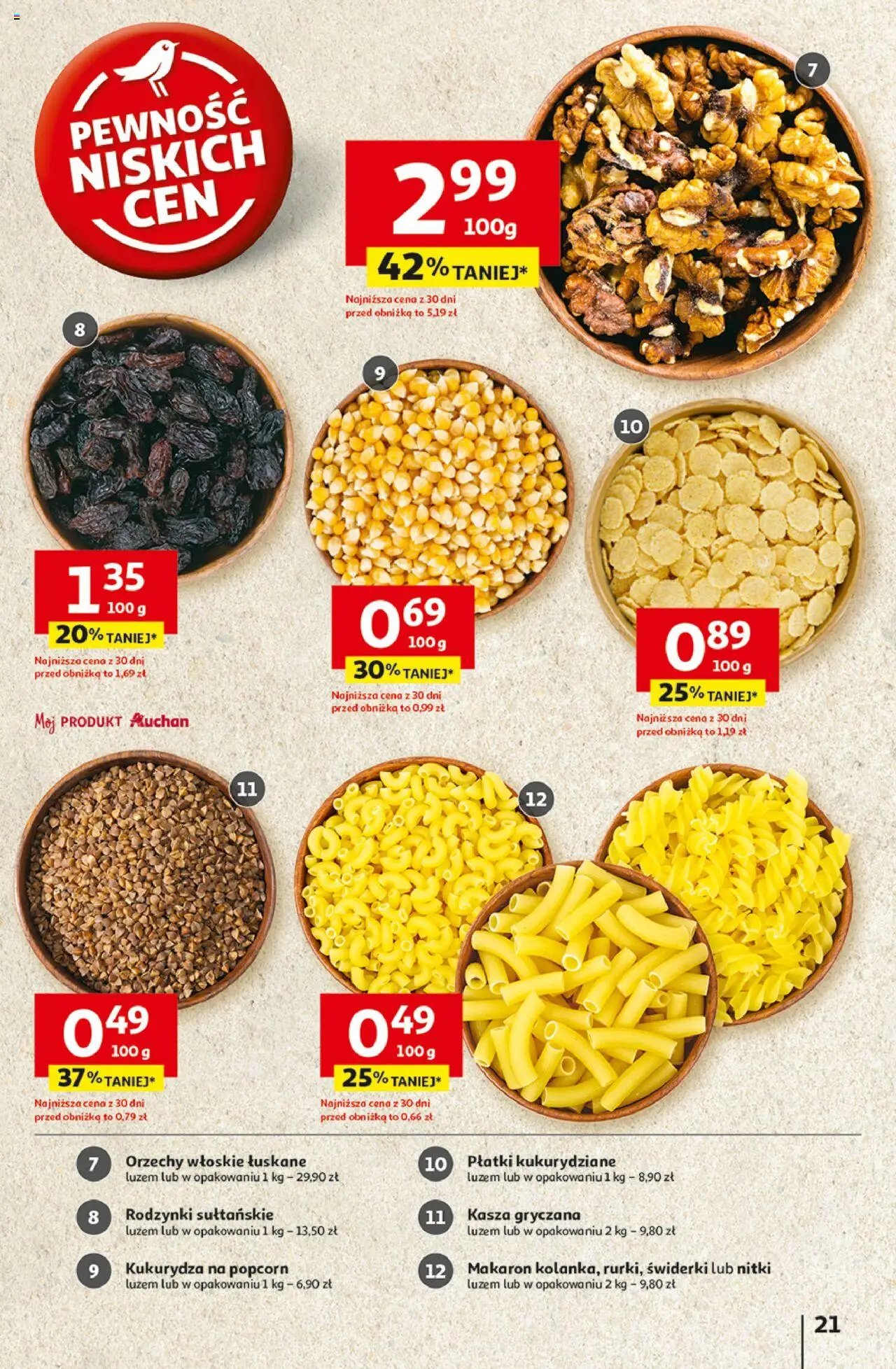 Auchan Lato Pełne Przyjemności Hipermarket Gazetka ważna od  10.07.2025 do 16.07.2025 strona 21