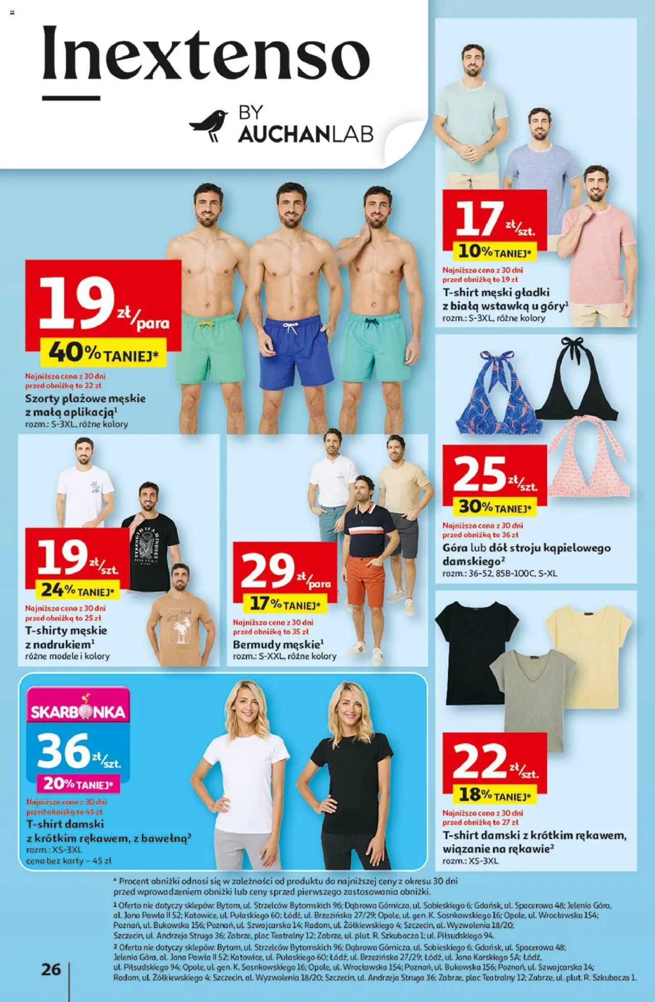 Auchan Lato Pełne Przyjemności Hipermarket Gazetka ważna od  10.07.2025 do 16.07.2025 strona 26