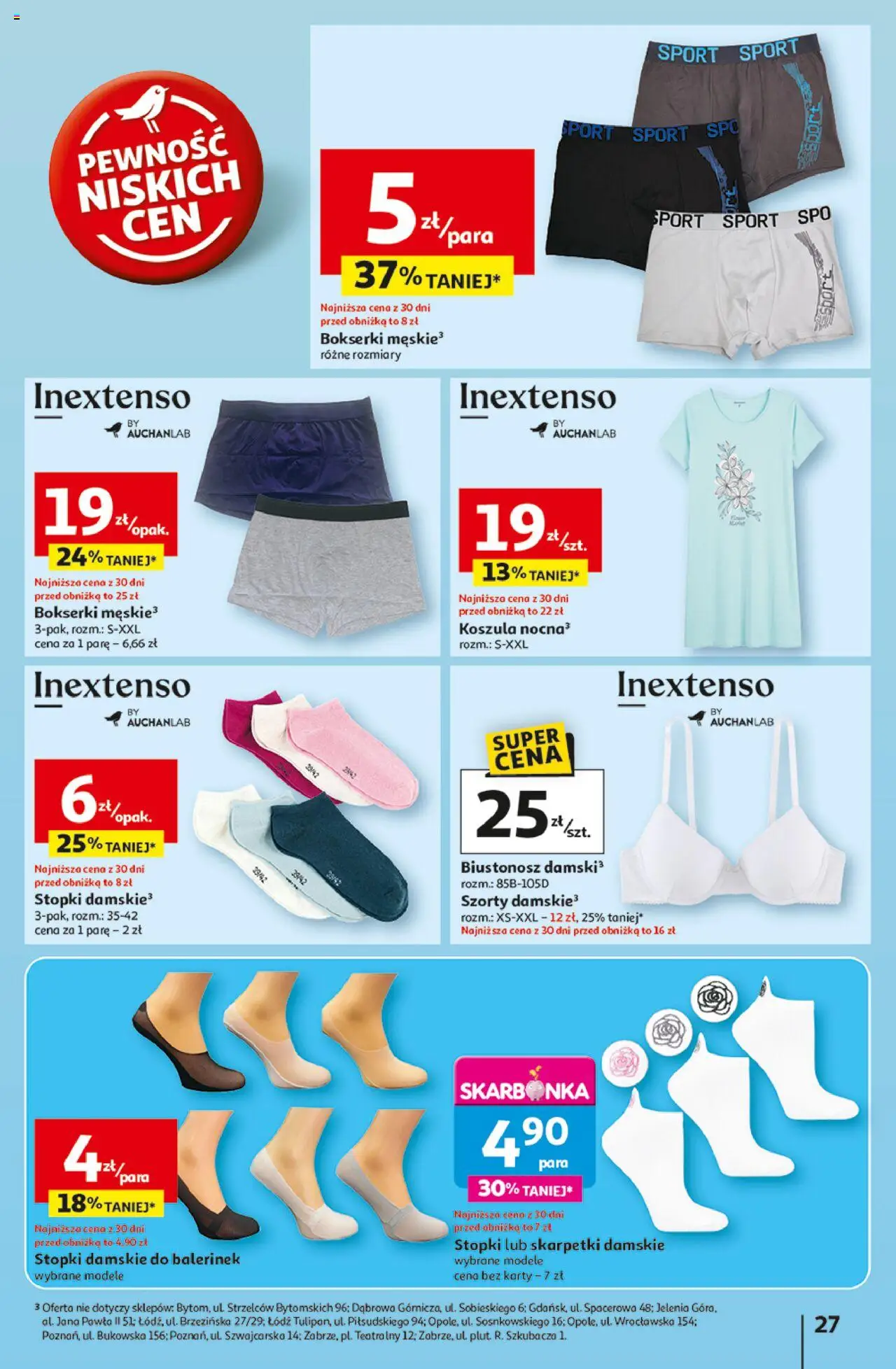 Auchan Lato Pełne Przyjemności Hipermarket Gazetka ważna od  10.07.2025 do 16.07.2025 strona 27