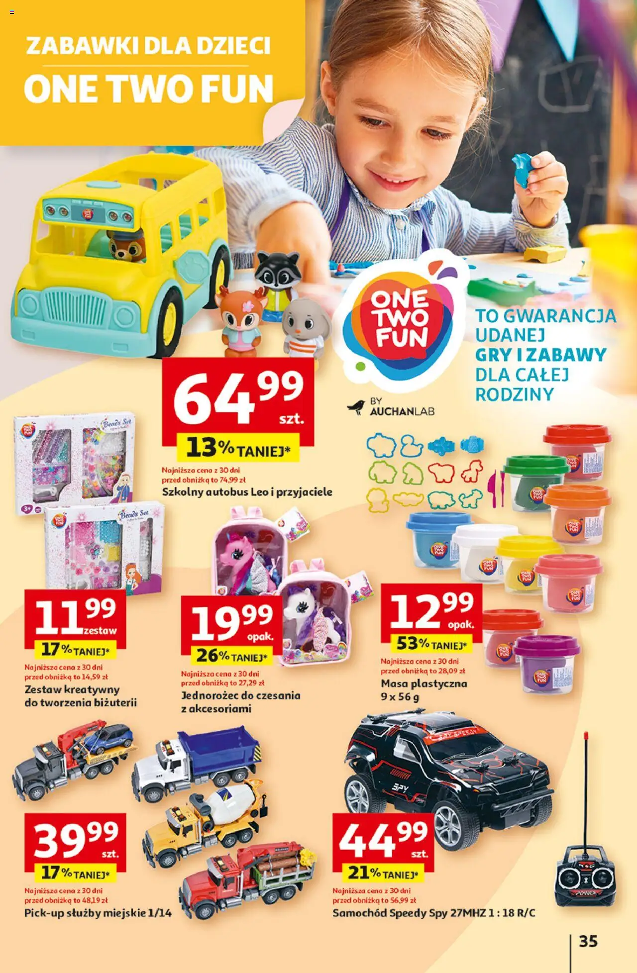 Auchan Lato Pełne Przyjemności Hipermarket Gazetka ważna od  10.07.2025 do 16.07.2025 strona 35