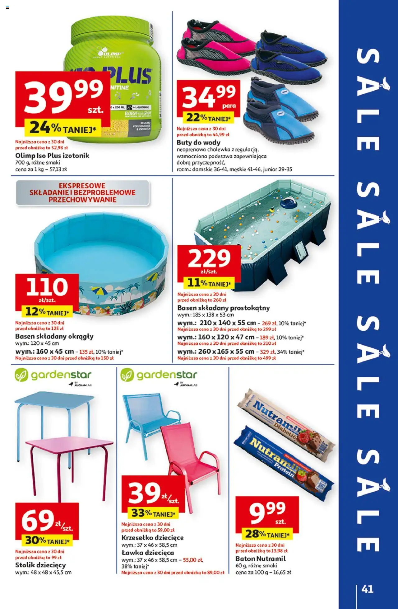 Auchan Lato Pełne Przyjemności Hipermarket Gazetka ważna od  10.07.2025 do 16.07.2025 strona 41