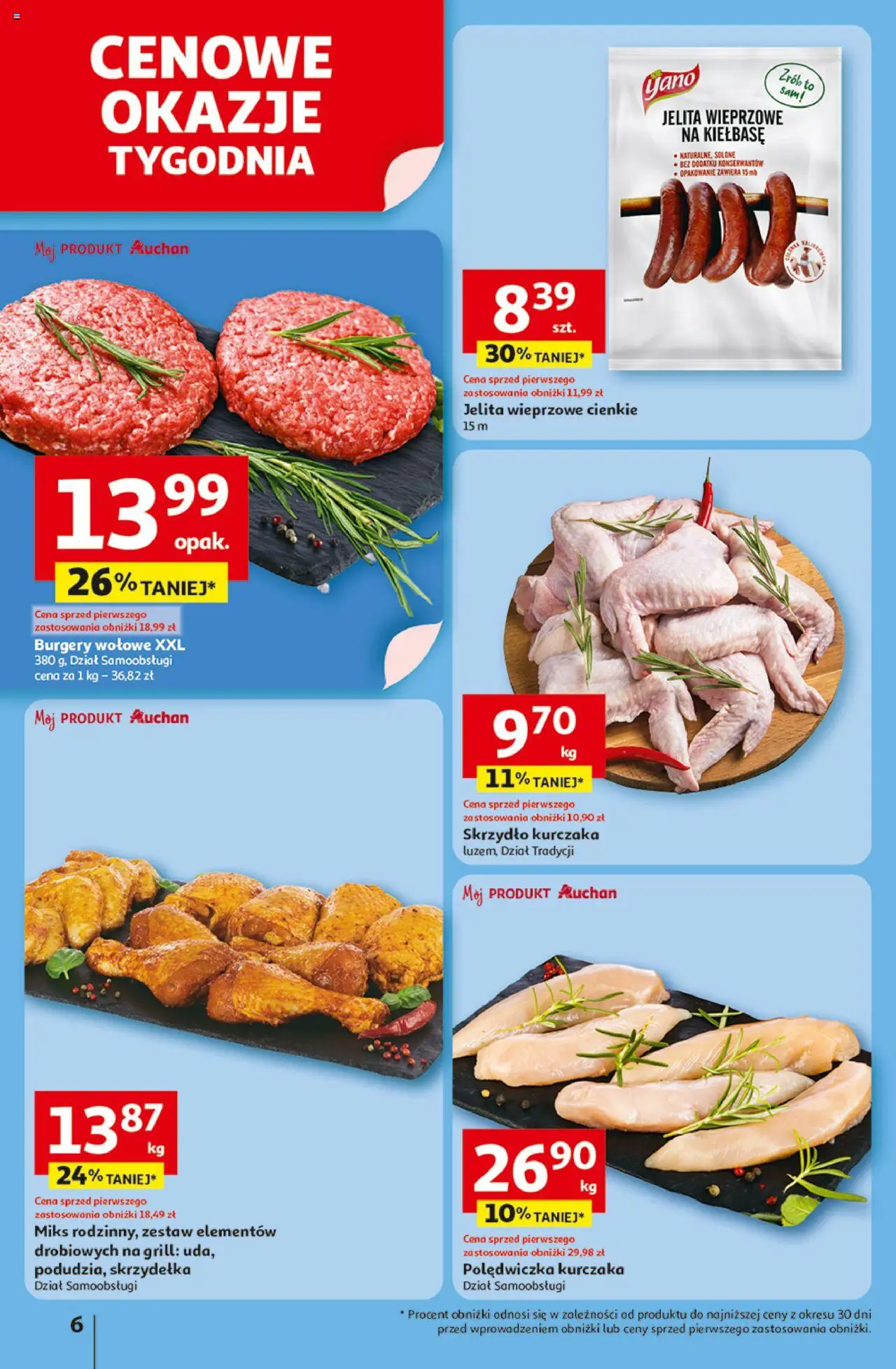 Auchan Lato Pełne Przyjemności Hipermarket Gazetka ważna od  10.07.2025 do 16.07.2025 strona 6