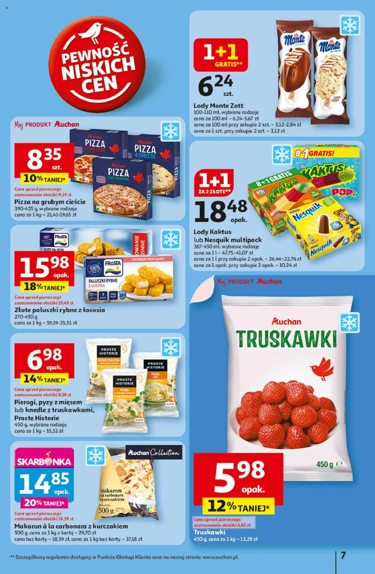Auchan Lato Pełne Przyjemności Hipermarket Gazetka ważna od  10.07.2025 do 16.07.2025 strona 7