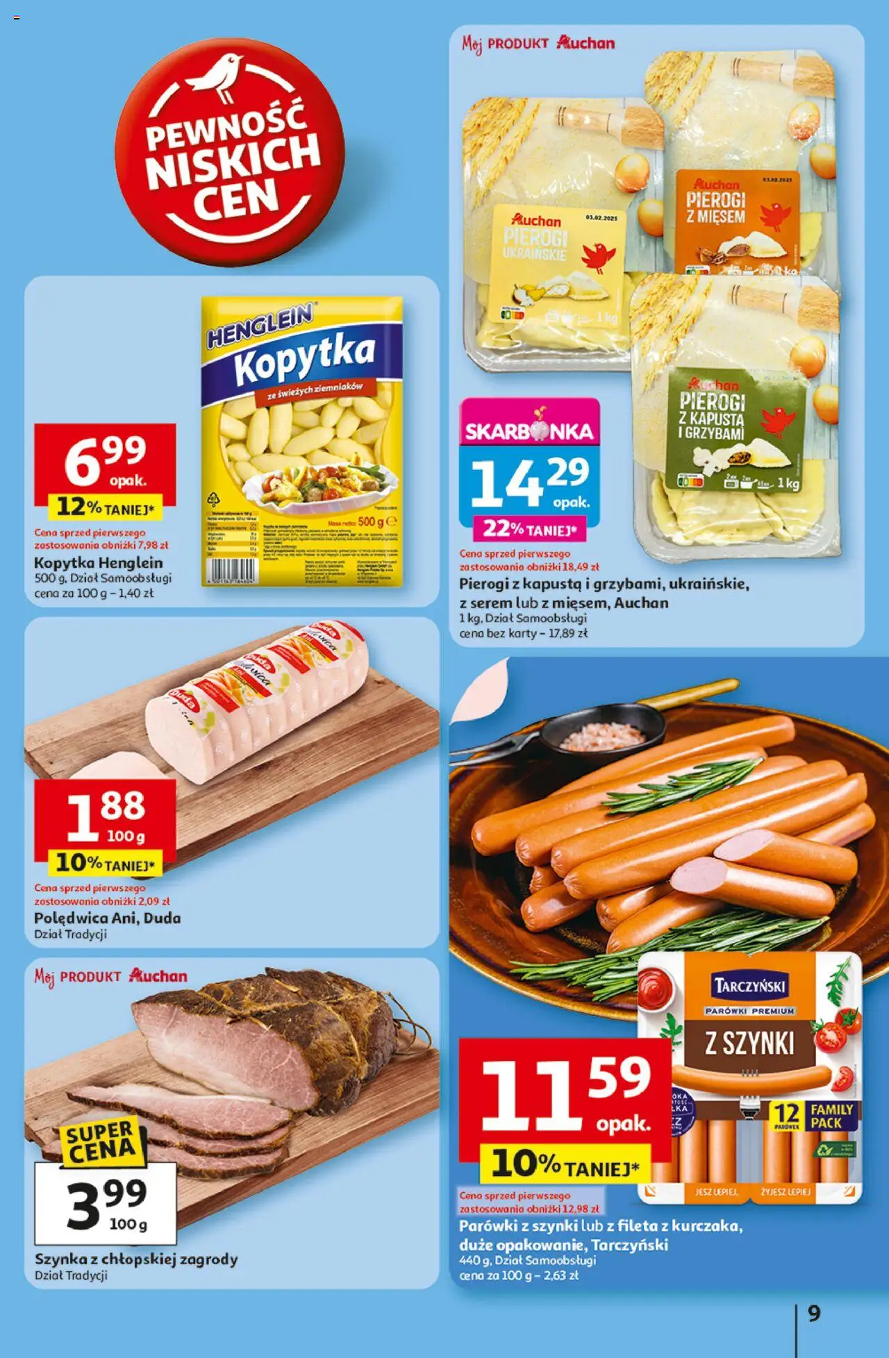Auchan Lato Pełne Przyjemności Hipermarket Gazetka ważna od  10.07.2025 do 16.07.2025 strona 9