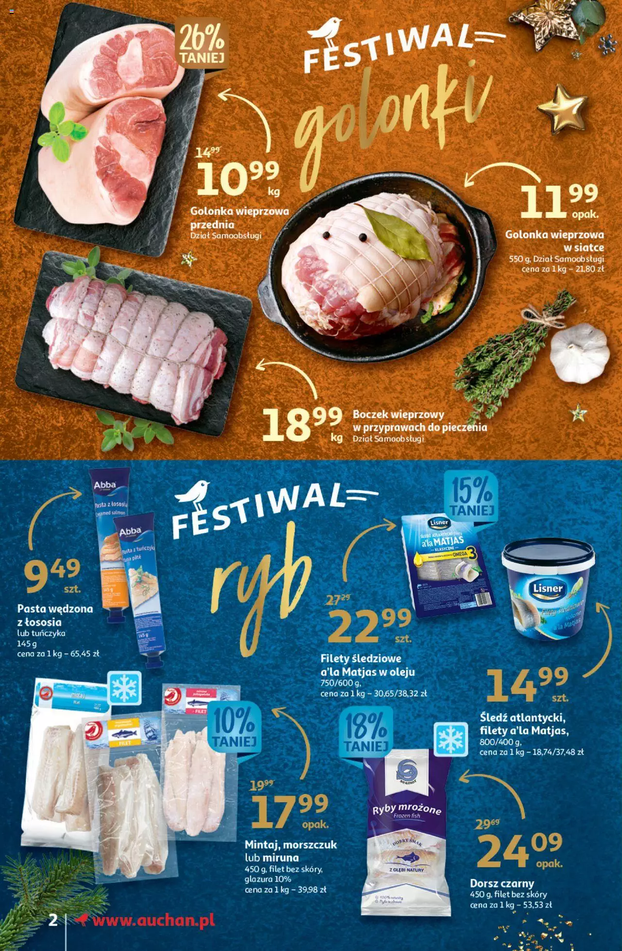 Auchan Magia Mikołajkowa Supermarket Gazetka ważna od 01.12.2022 do 07.12.2022 strona 2