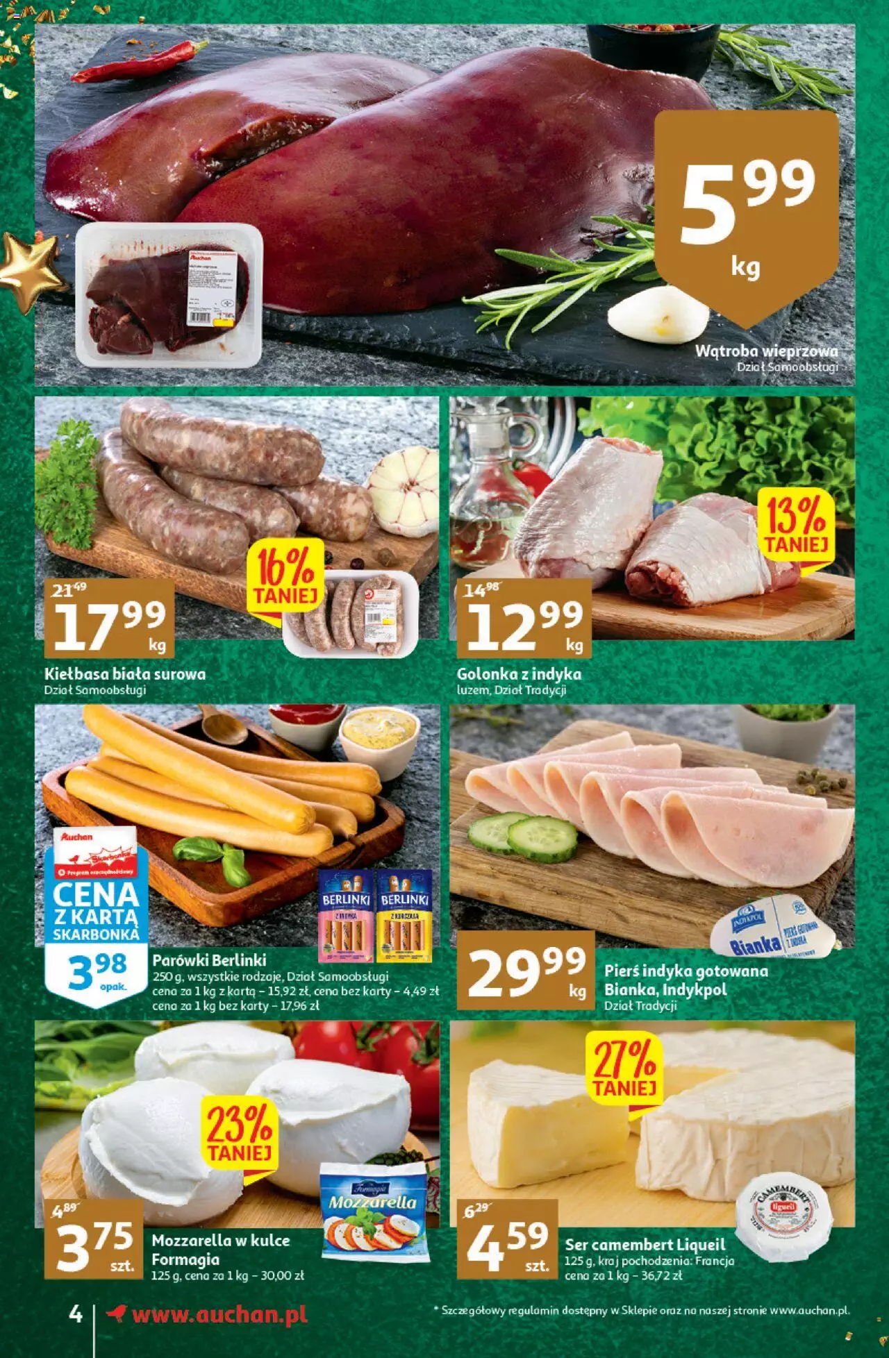 Auchan Magia Mikołajkowa Supermarket Gazetka ważna od 01.12.2022 do 07.12.2022 strona 4