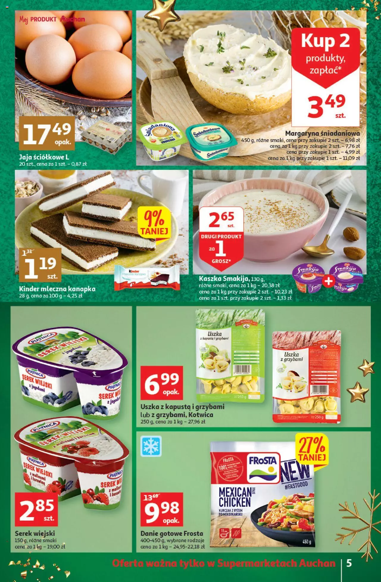 Auchan Magia Mikołajkowa Supermarket Gazetka ważna od 01.12.2022 do 07.12.2022 strona 5