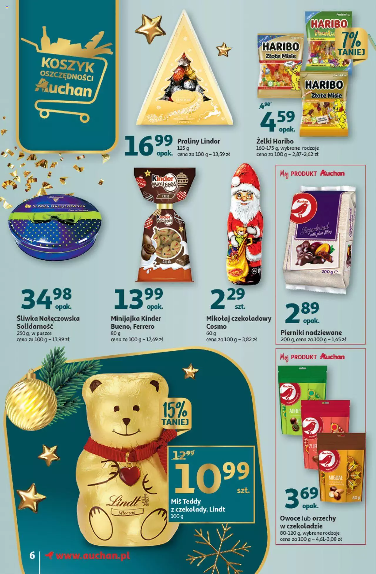 Auchan Magia Mikołajkowa Supermarket Gazetka ważna od 01.12.2022 do 07.12.2022 strona 6