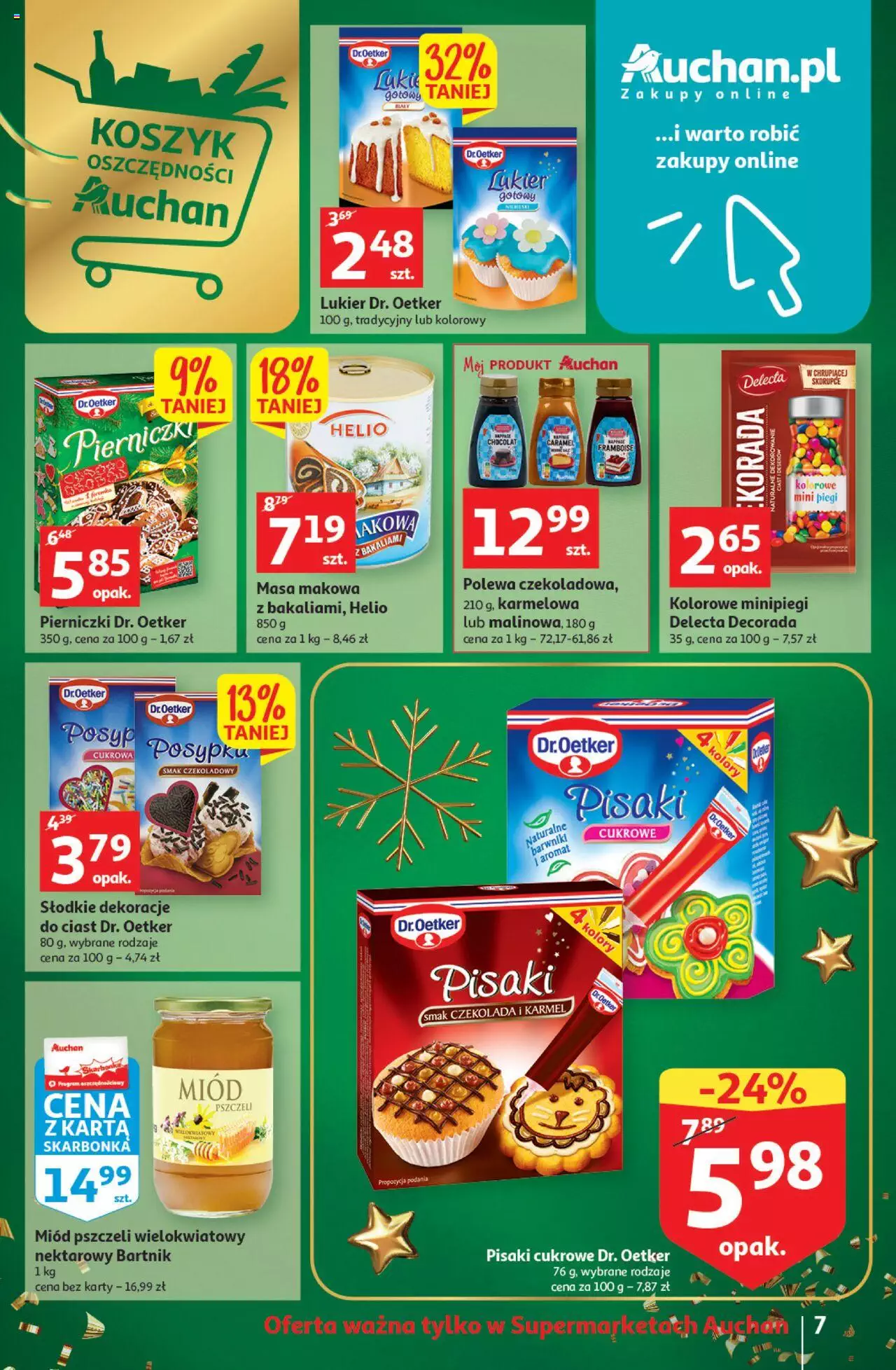 Auchan Magia Mikołajkowa Supermarket Gazetka ważna od 01.12.2022 do 07.12.2022 strona 7