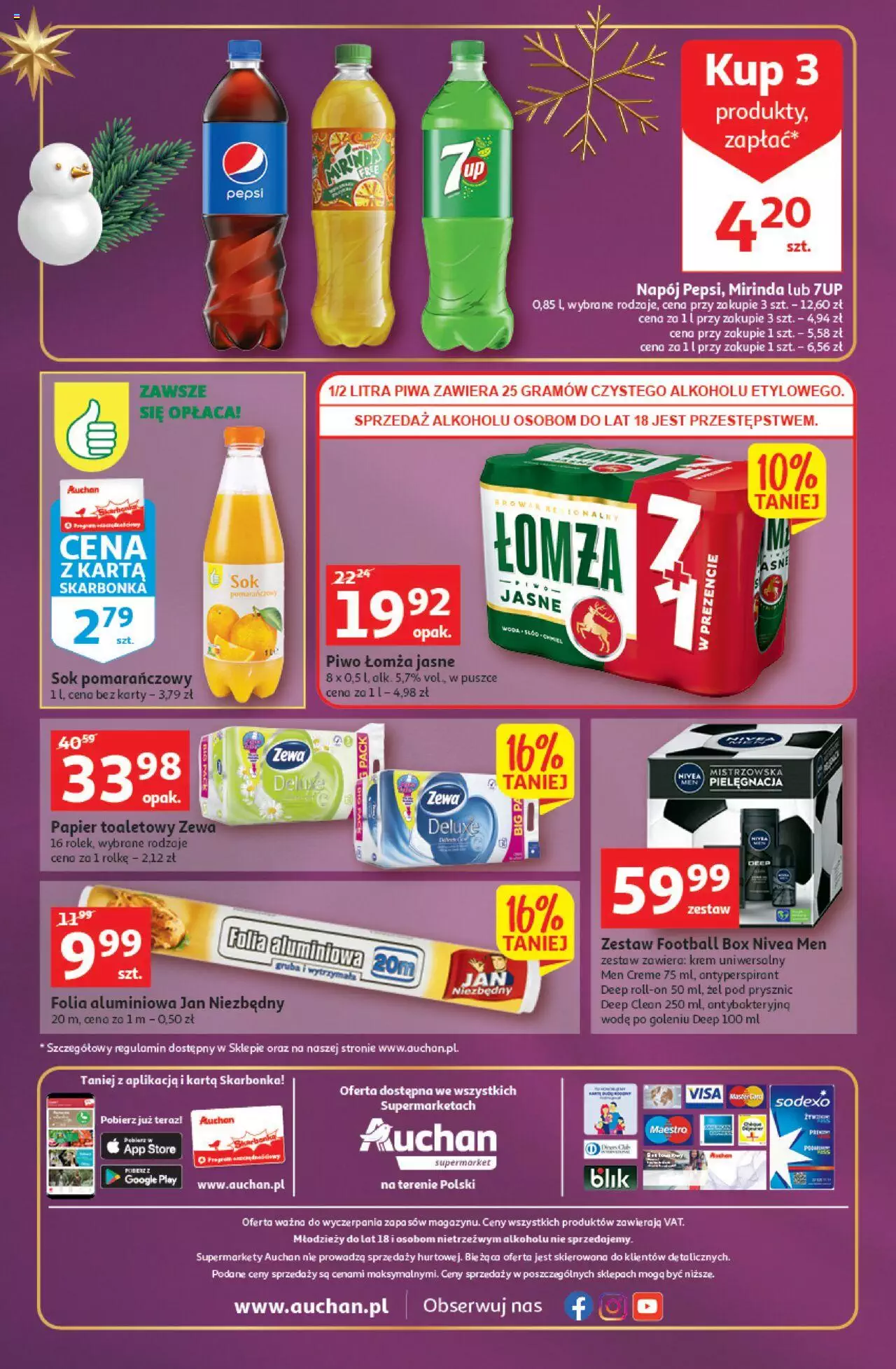 Auchan Magia Mikołajkowa Supermarket Gazetka ważna od 01.12.2022 do 07.12.2022 strona 8