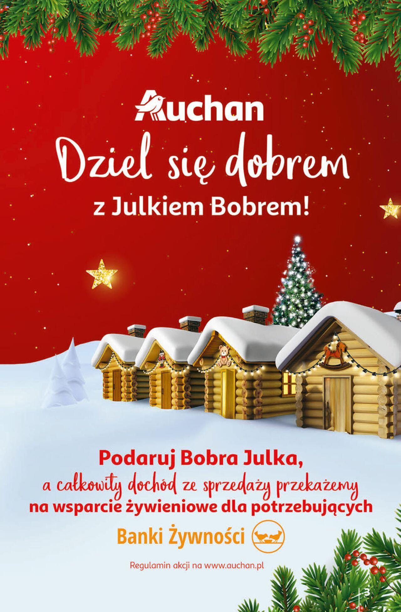 Auchan Magia Świąt Hipermarket Gazetka ważna od 07.12.2023 do 13.12.2023 strona 3