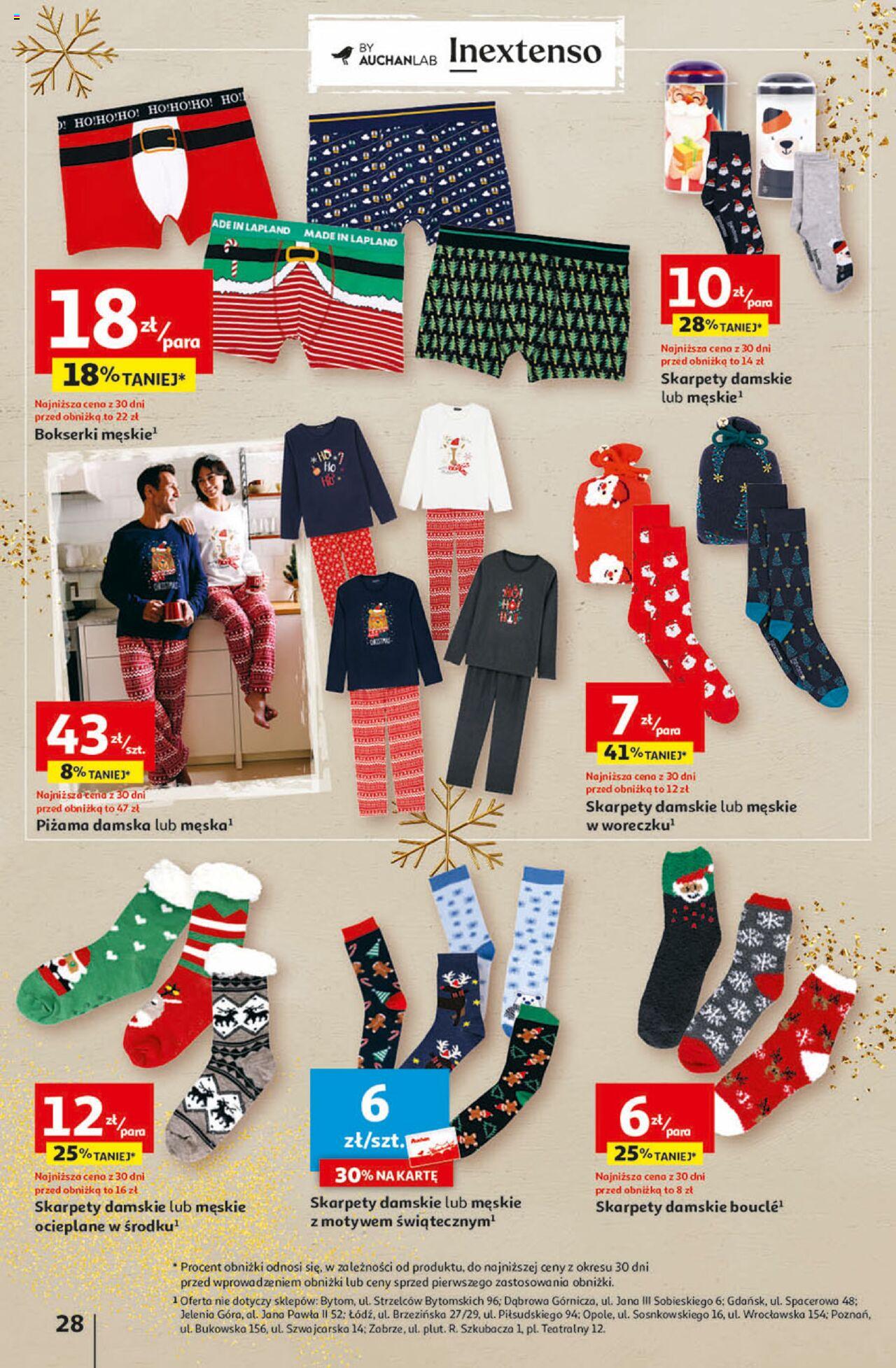 Auchan Magia Świąt Hipermarket Gazetka ważna od 07.12.2023 do 13.12.2023 strona 28