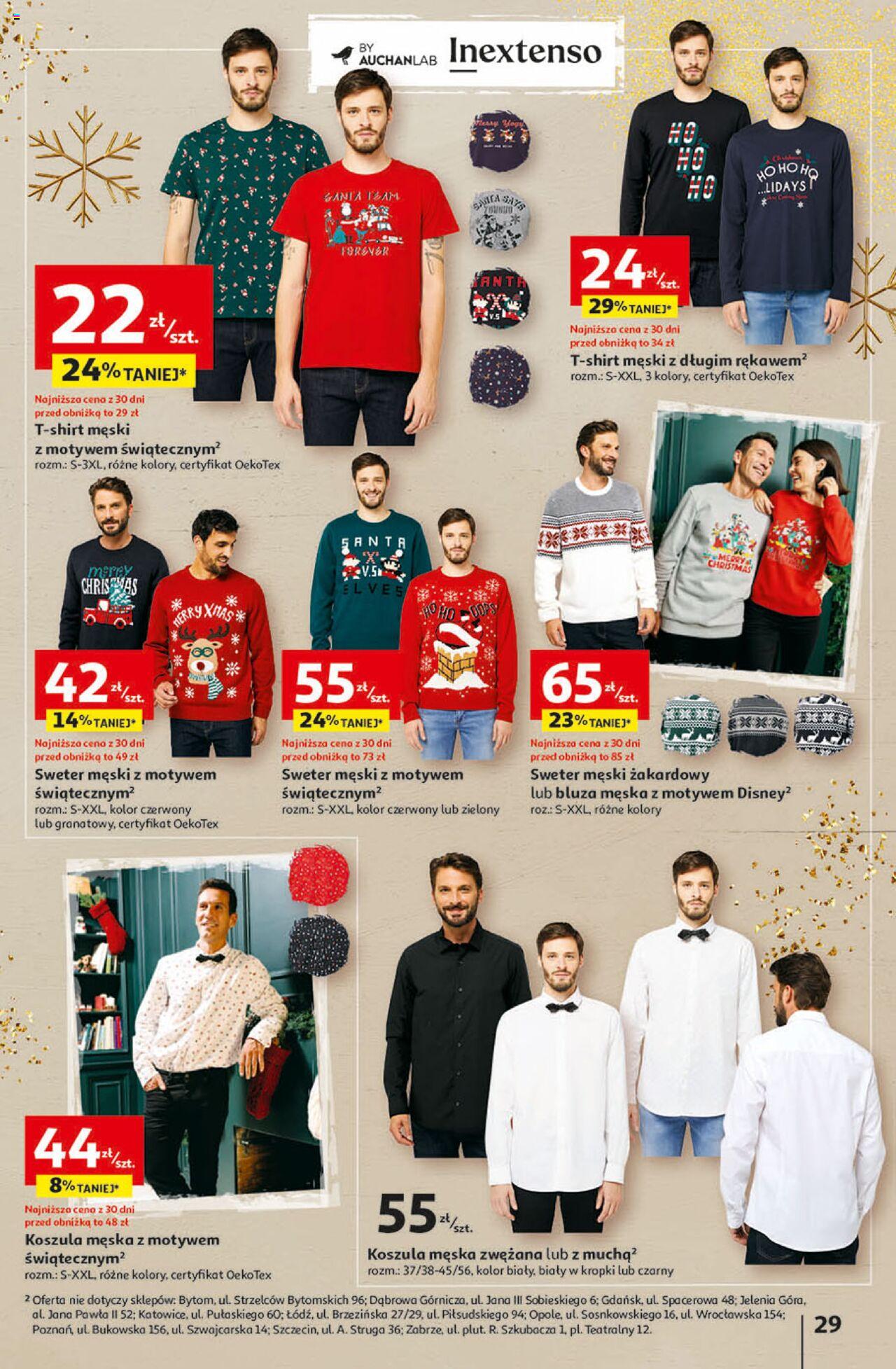 Auchan Magia Świąt Hipermarket Gazetka ważna od 07.12.2023 do 13.12.2023 strona 29