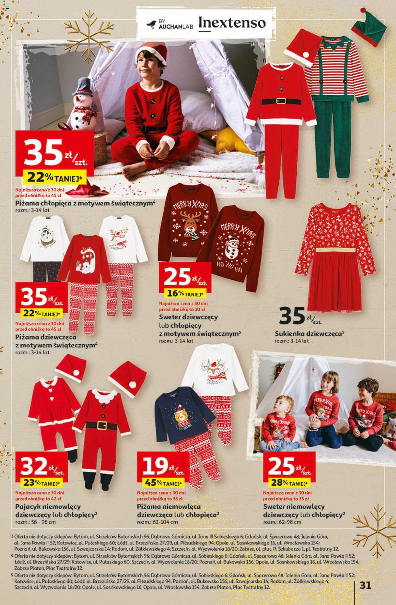 Auchan Magia Świąt Hipermarket Gazetka ważna od 07.12.2023 do 13.12.2023 strona 31