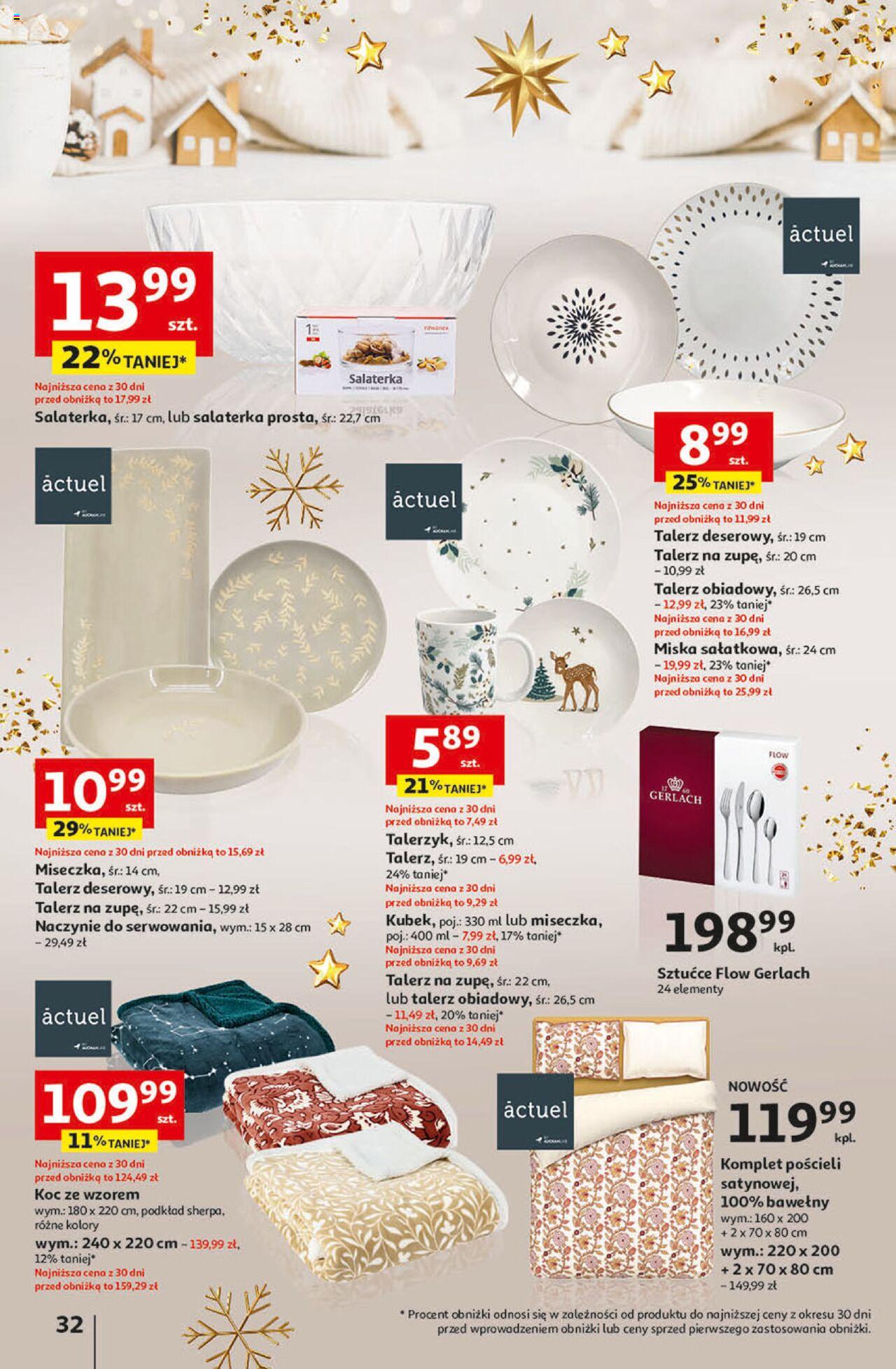 Auchan Magia Świąt Hipermarket Gazetka ważna od 07.12.2023 do 13.12.2023 strona 32