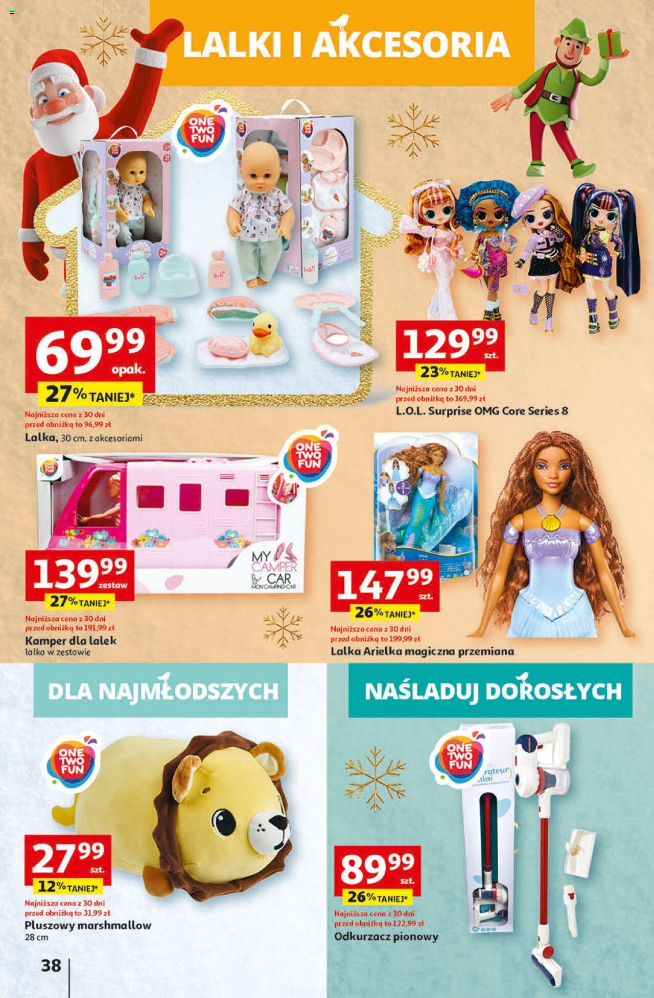 Auchan Magia Świąt Hipermarket Gazetka ważna od 07.12.2023 do 13.12.2023 strona 38