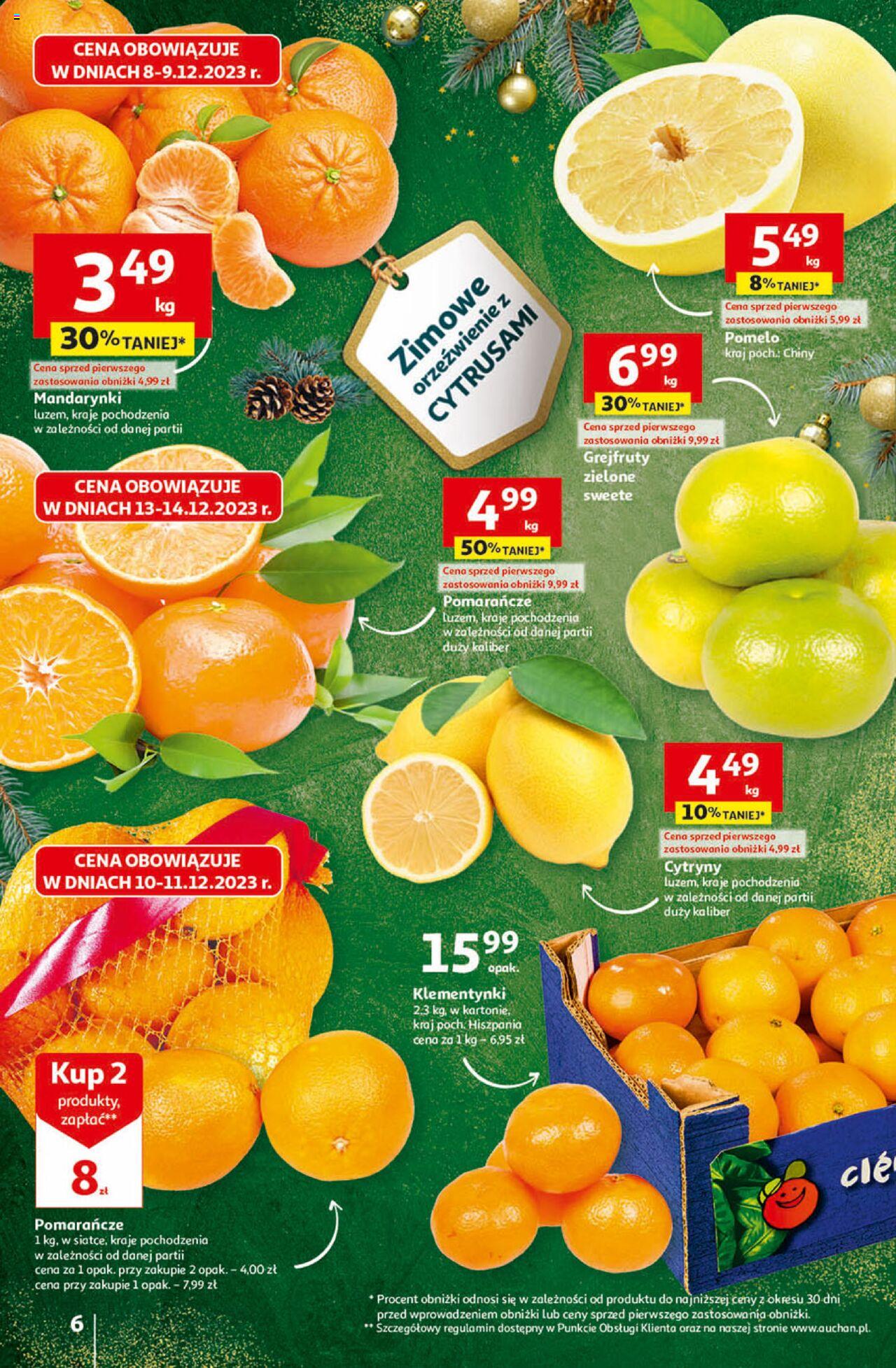 Auchan Magia Świąt Hipermarket Gazetka ważna od 07.12.2023 do 13.12.2023 strona 6