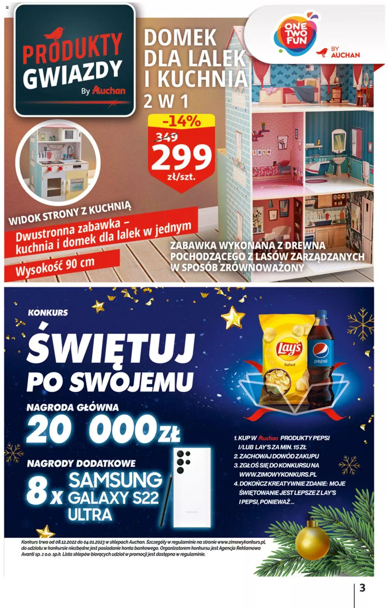Auchan Magia Świąt  Hipermarket  Gazetka  ważna od  08.12.2022 do 14.12.2022 strona 2