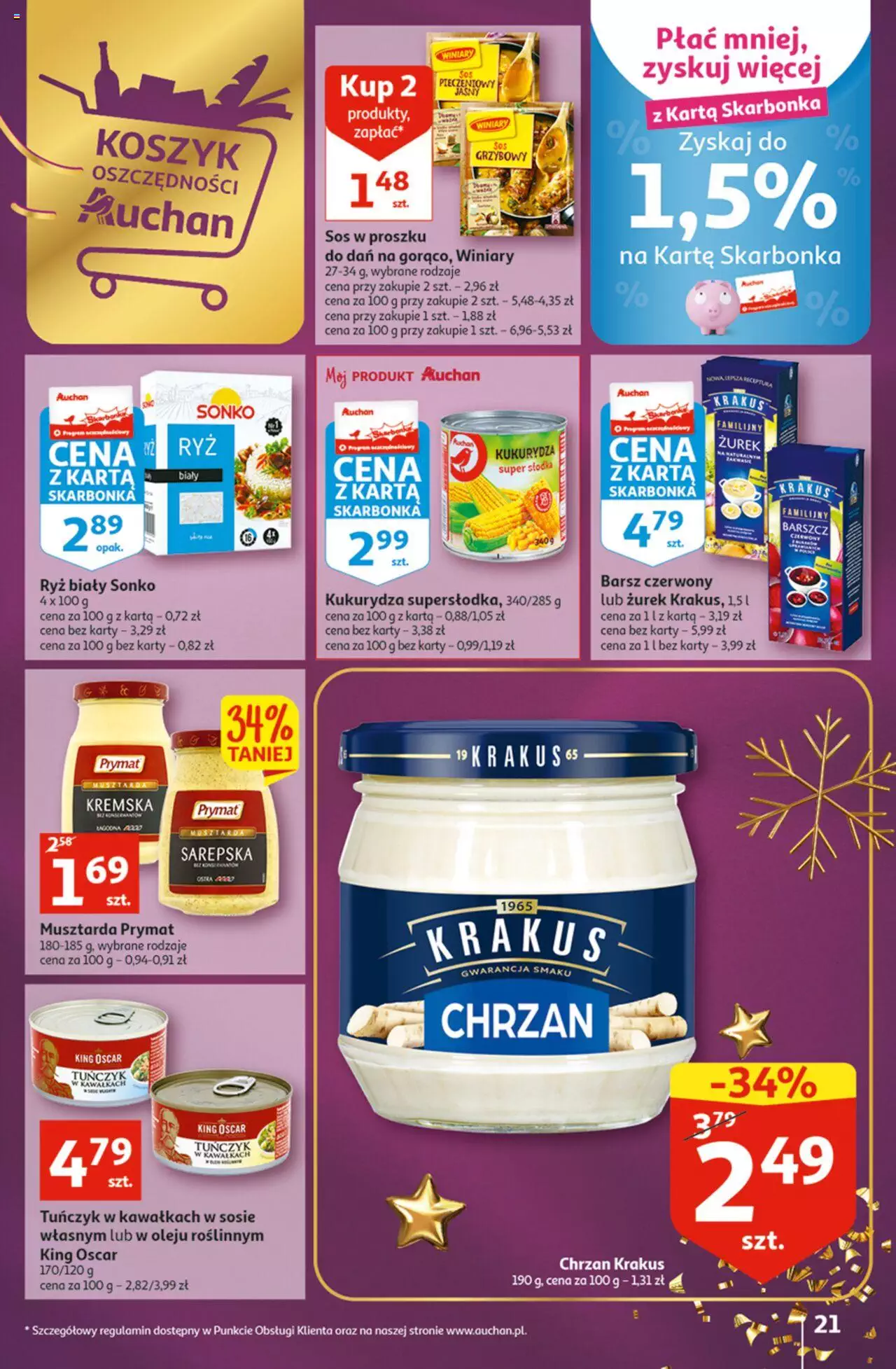 Auchan Magia Świąt  Hipermarket  Gazetka  ważna od  08.12.2022 do 14.12.2022 strona 20