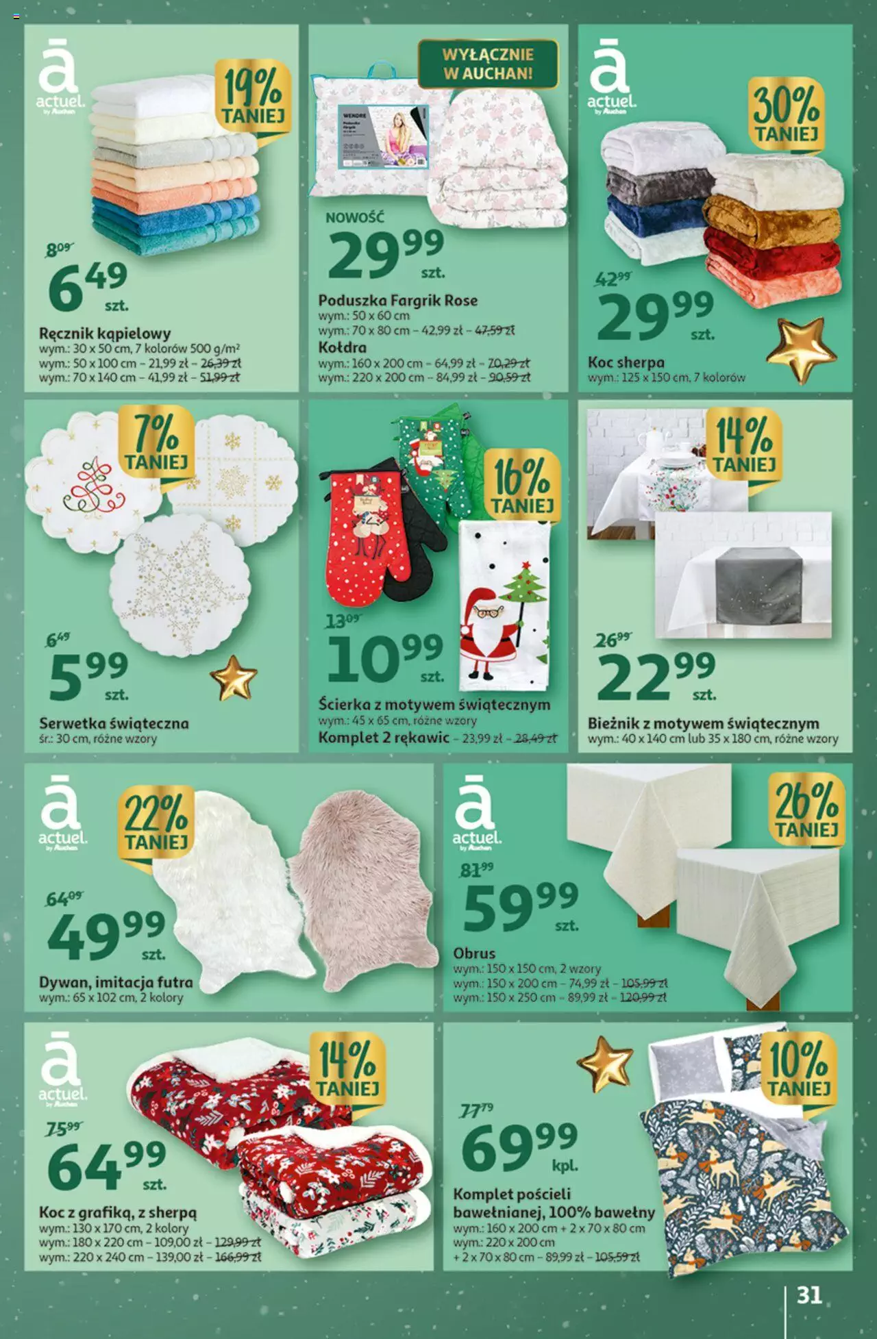Auchan Magia Świąt  Hipermarket  Gazetka  ważna od  08.12.2022 do 14.12.2022 strona 30