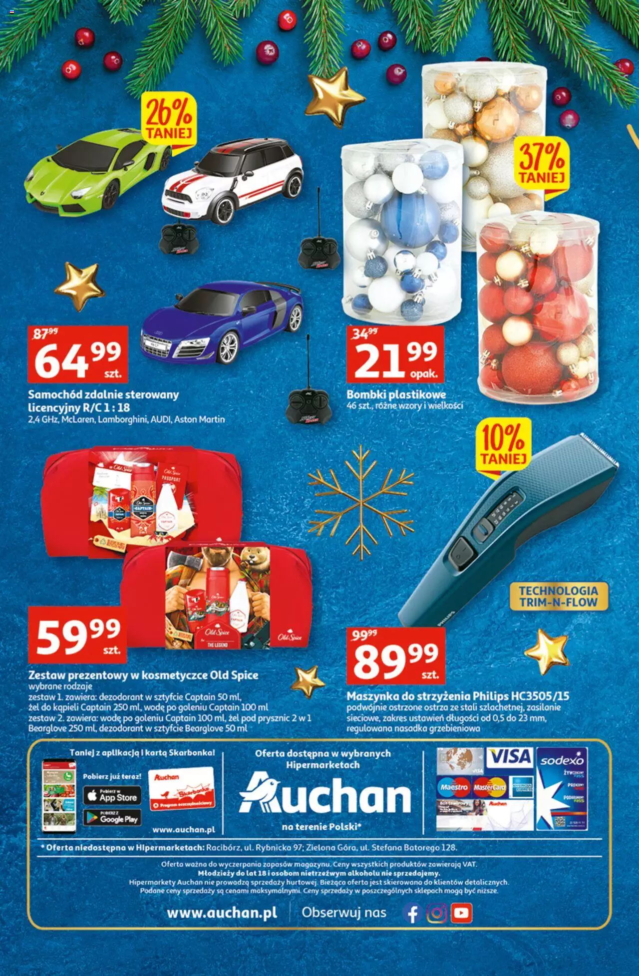 Auchan Magia Świąt  Hipermarket  Gazetka  ważna od  08.12.2022 do 14.12.2022 strona 35