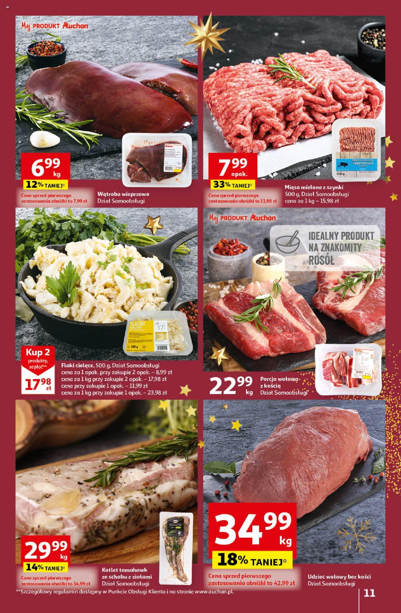 Auchan Magia Świąt Hipermarket gazetka ważna od 14.12.2023 do 23.12.2023 strona 11