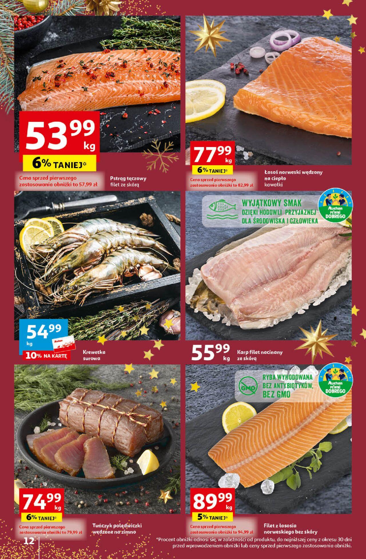 Auchan Magia Świąt Hipermarket gazetka ważna od 14.12.2023 do 23.12.2023 strona 12