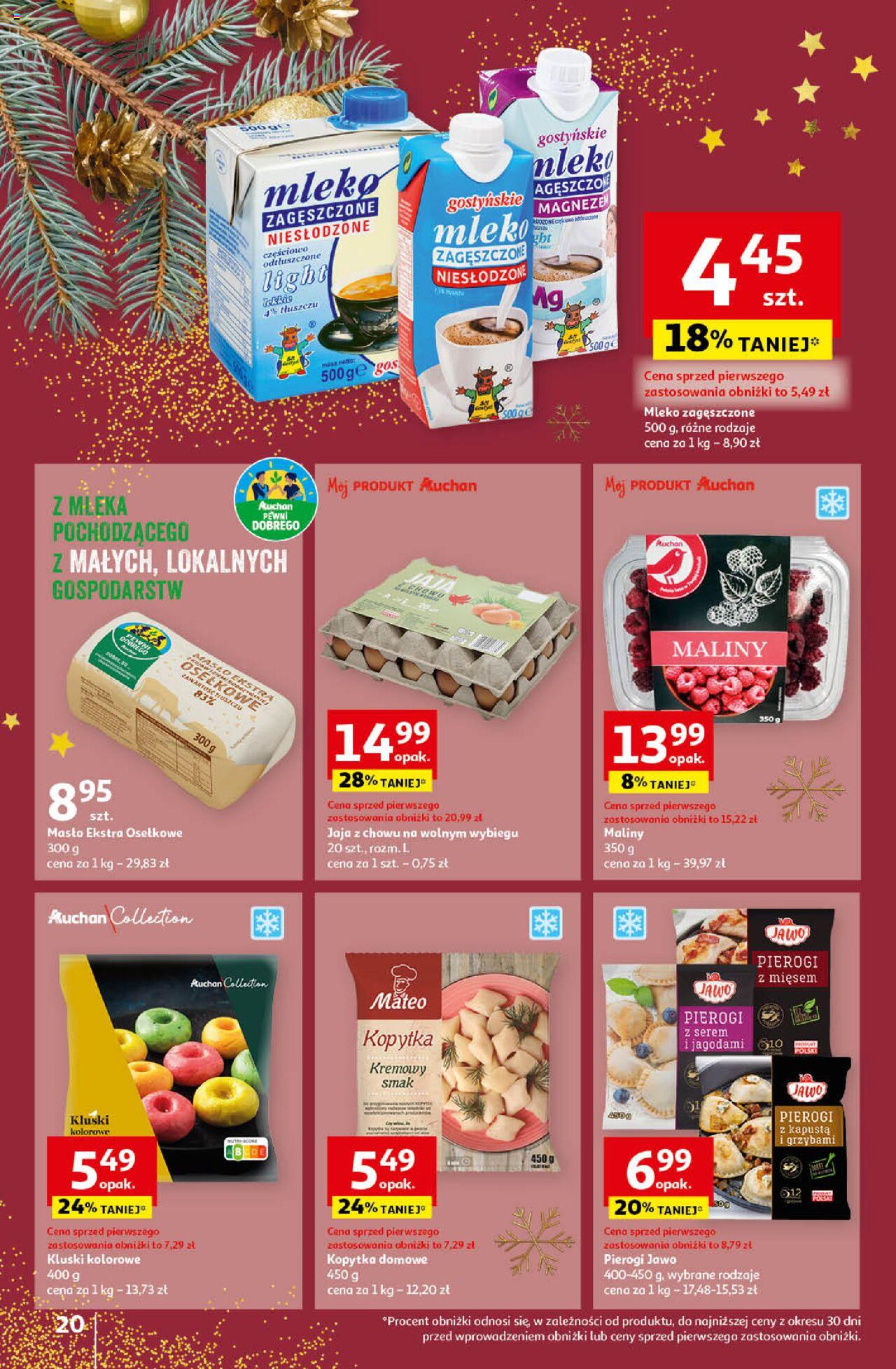 Auchan Magia Świąt Hipermarket gazetka ważna od 14.12.2023 do 23.12.2023 strona 20