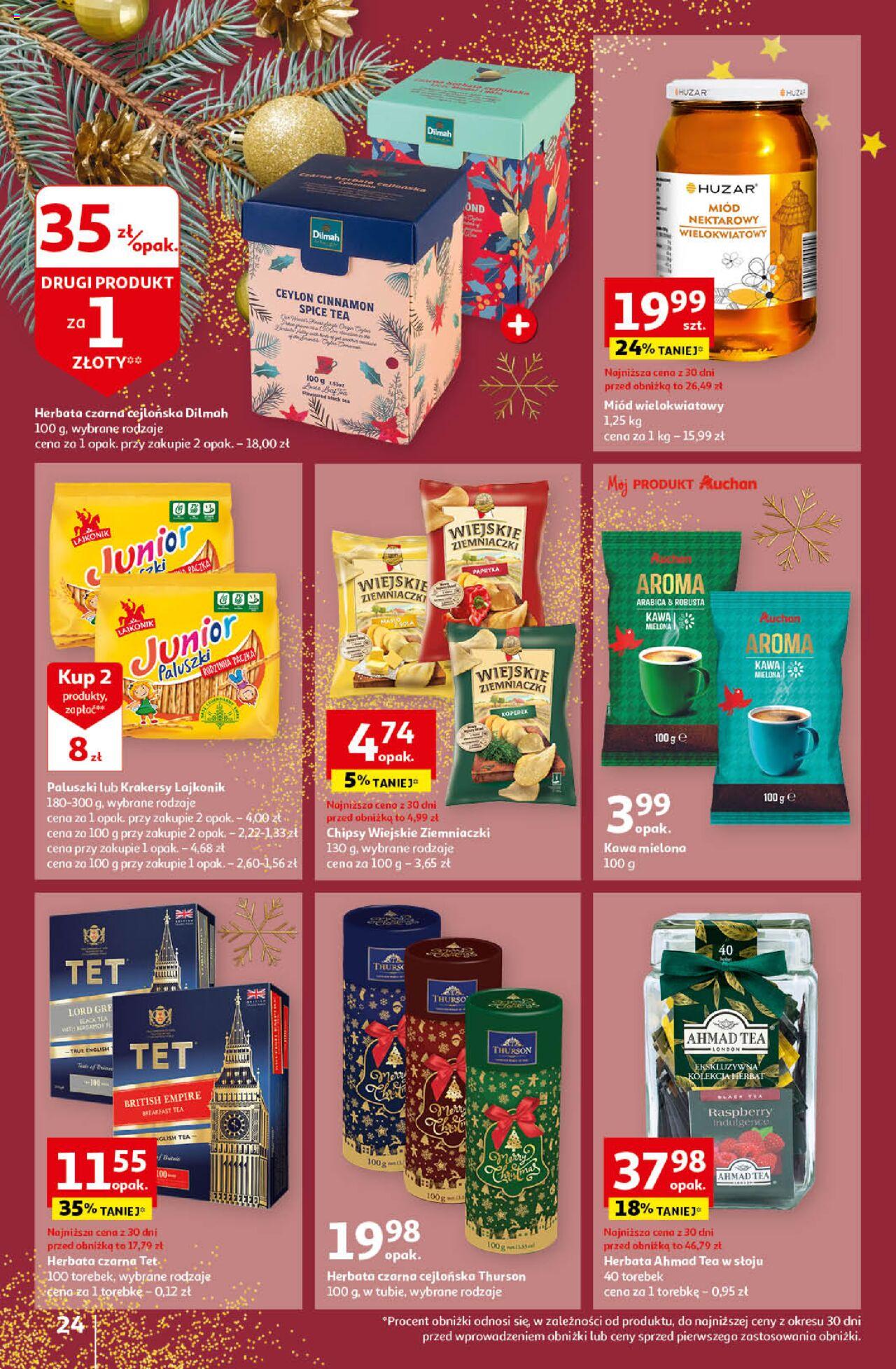Auchan Magia Świąt Hipermarket gazetka ważna od 14.12.2023 do 23.12.2023 strona 24