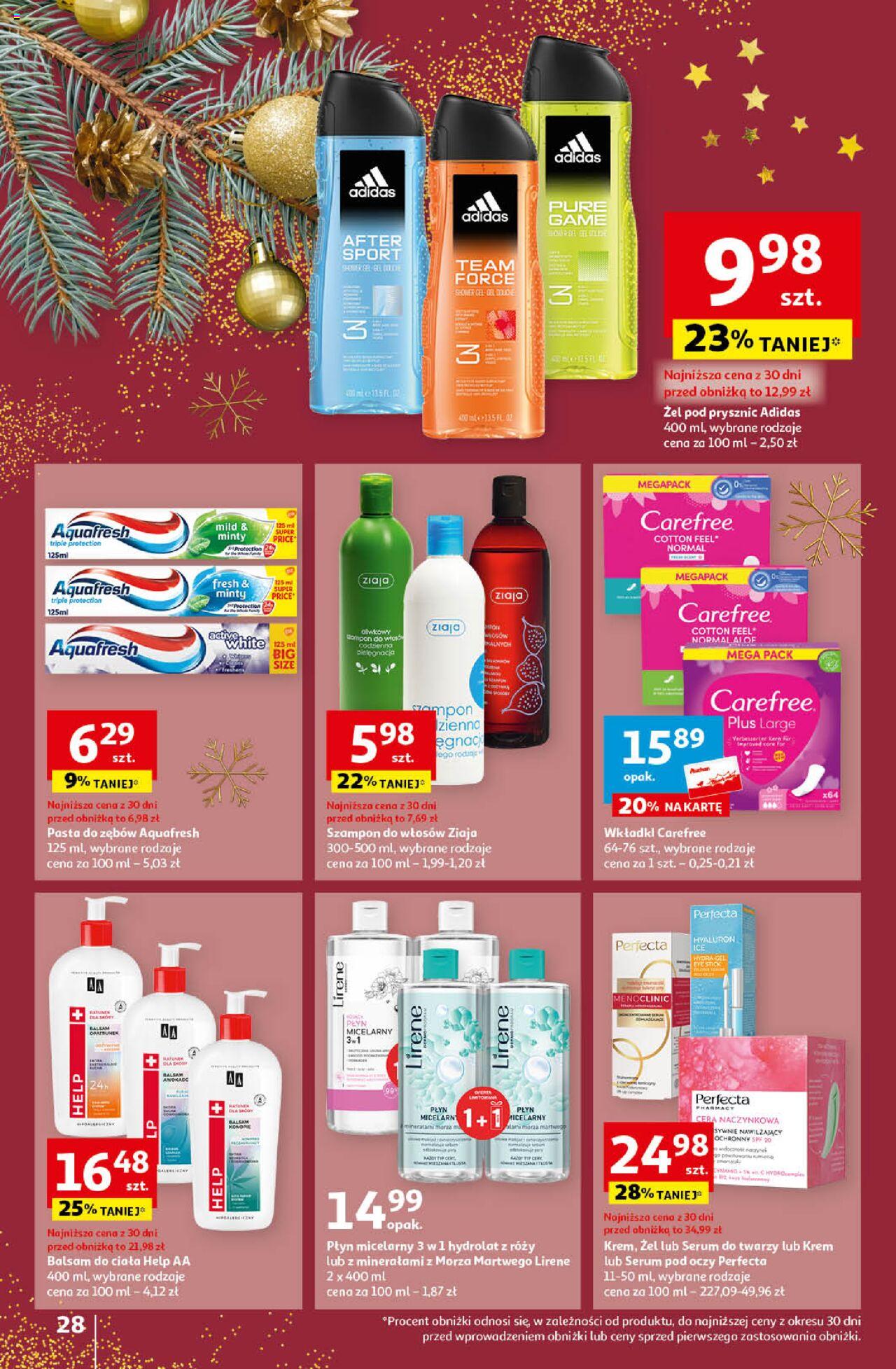 Auchan Magia Świąt Hipermarket gazetka ważna od 14.12.2023 do 23.12.2023 strona 28