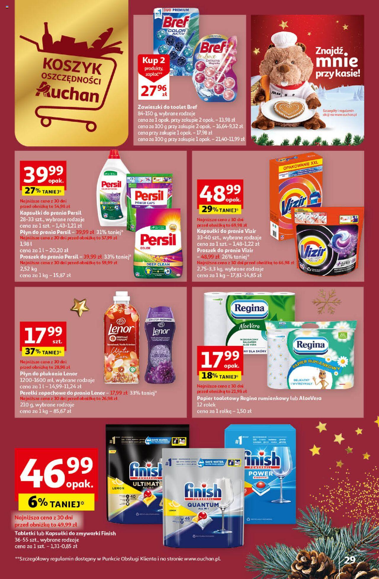 Auchan Magia Świąt Hipermarket gazetka ważna od 14.12.2023 do 23.12.2023 strona 29