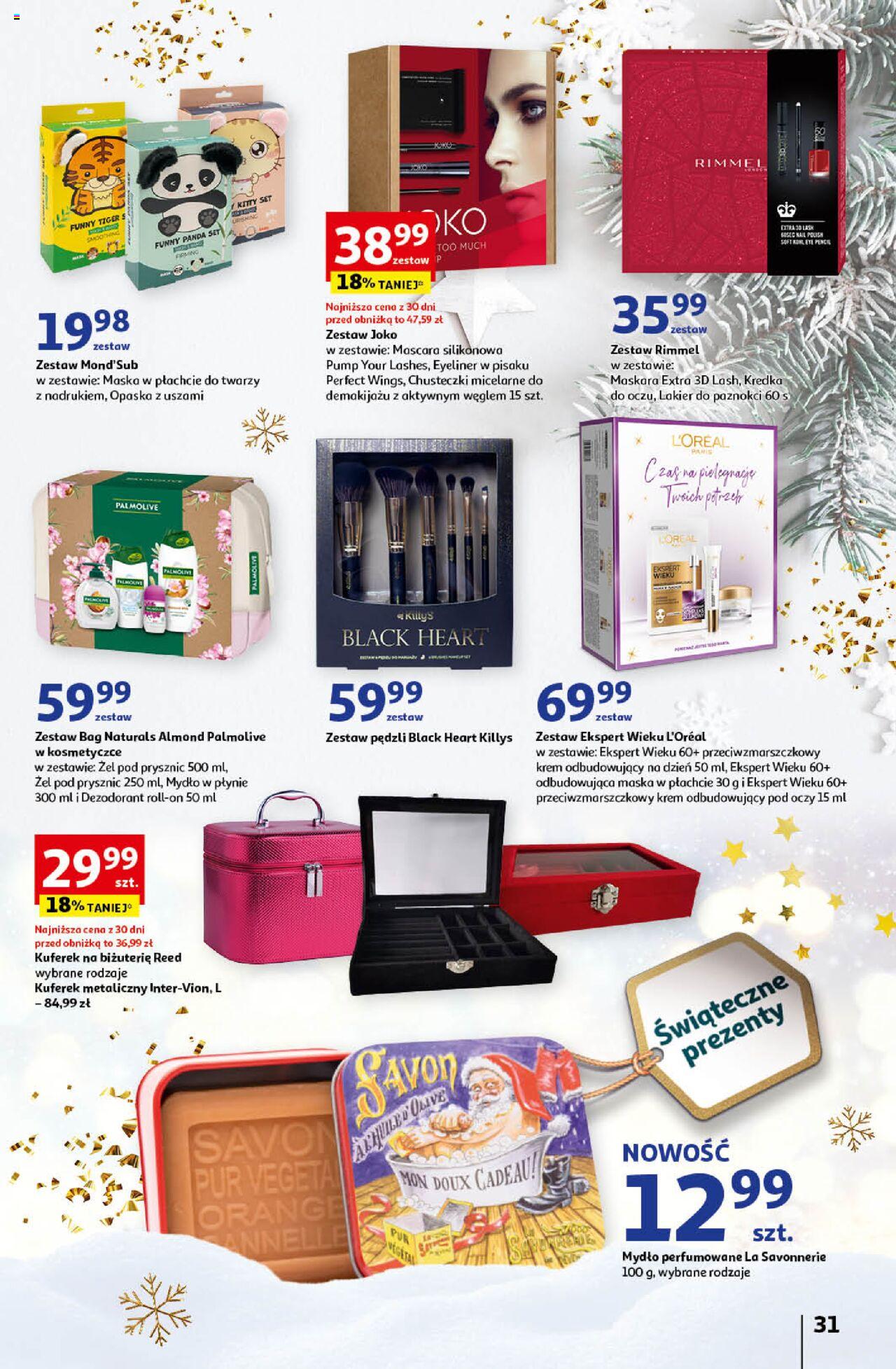 Auchan Magia Świąt Hipermarket gazetka ważna od 14.12.2023 do 23.12.2023 strona 31