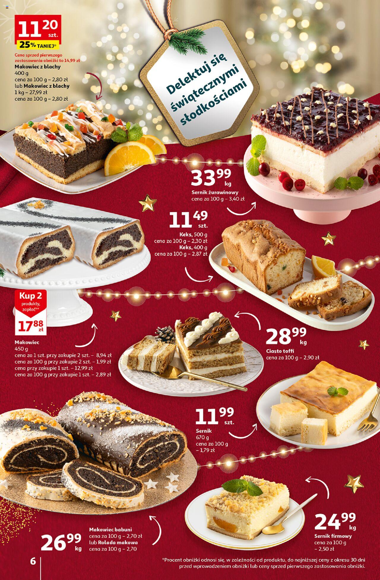Auchan Magia Świąt Hipermarket gazetka ważna od 14.12.2023 do 23.12.2023 strona 6