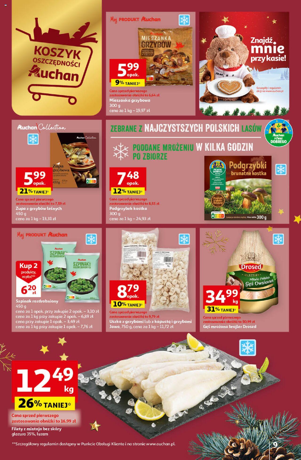 Auchan Magia Świąt Hipermarket gazetka ważna od 14.12.2023 do 23.12.2023 strona 9