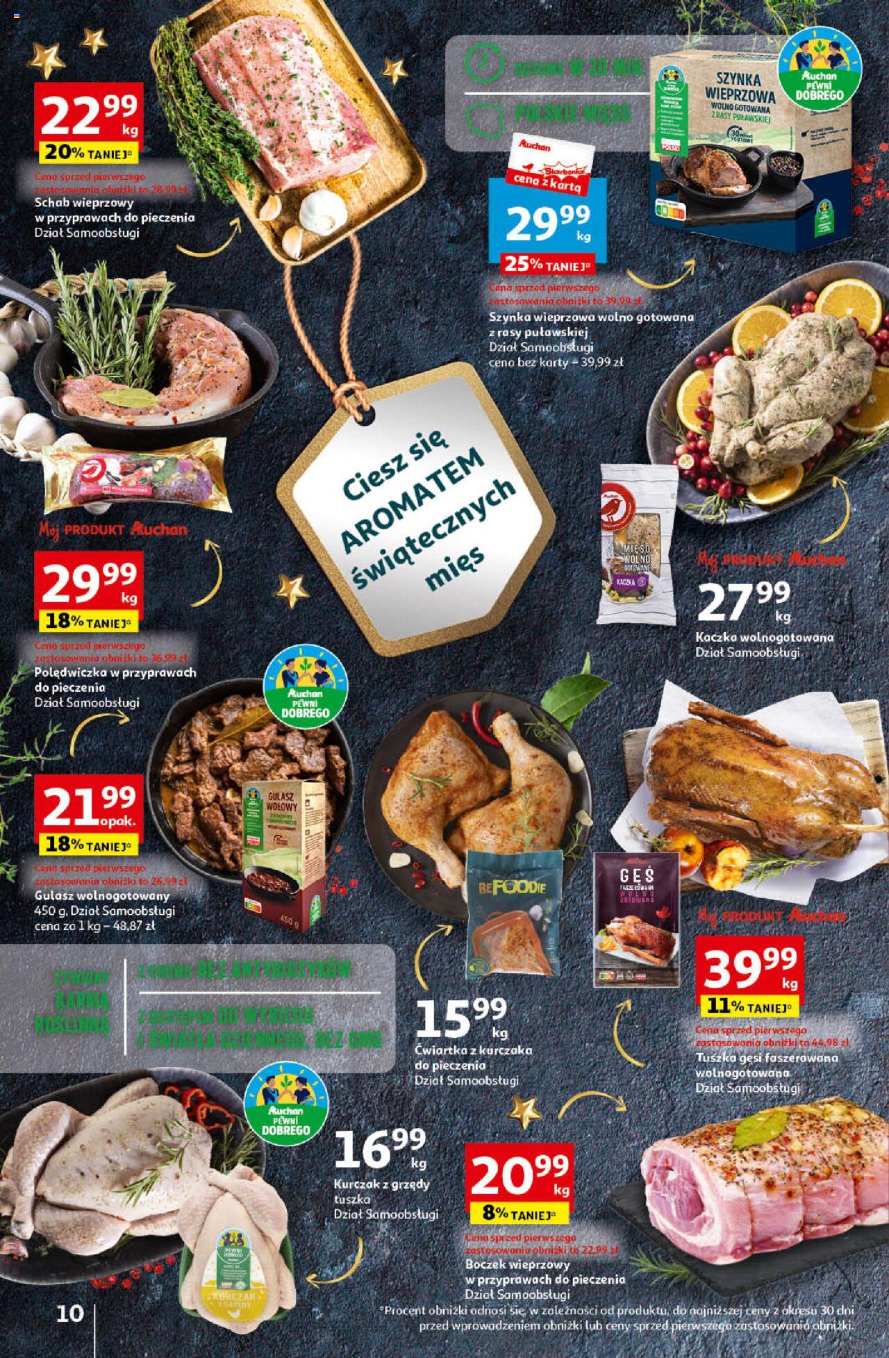 Auchan Magia Świąt Hipermarket gazetka ważna od 14.12.2023 do 23.12.2023 strona 10