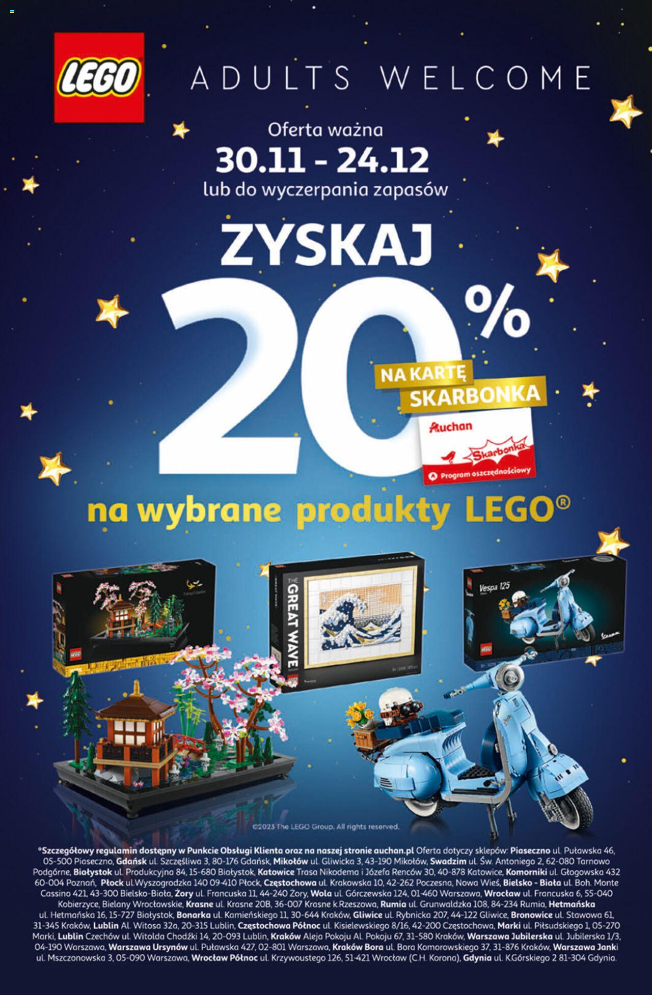 Auchan Magia Świąt  Hipermarket gazetka ważna  od 30.11.2023 do 06.12.2023 strona 2