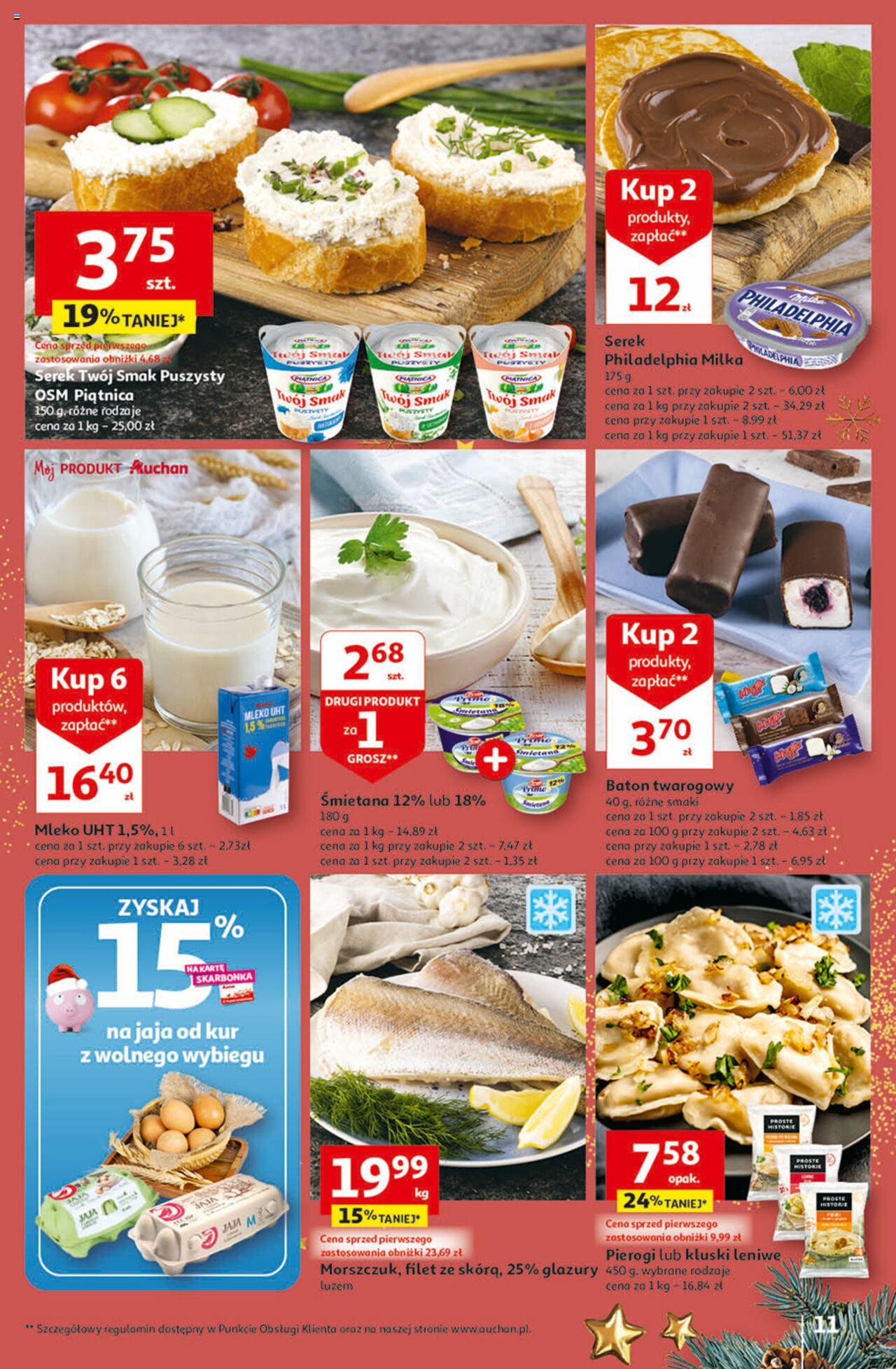 Auchan Magia Świąt  Hipermarket gazetka ważna  od 30.11.2023 do 06.12.2023 strona 11