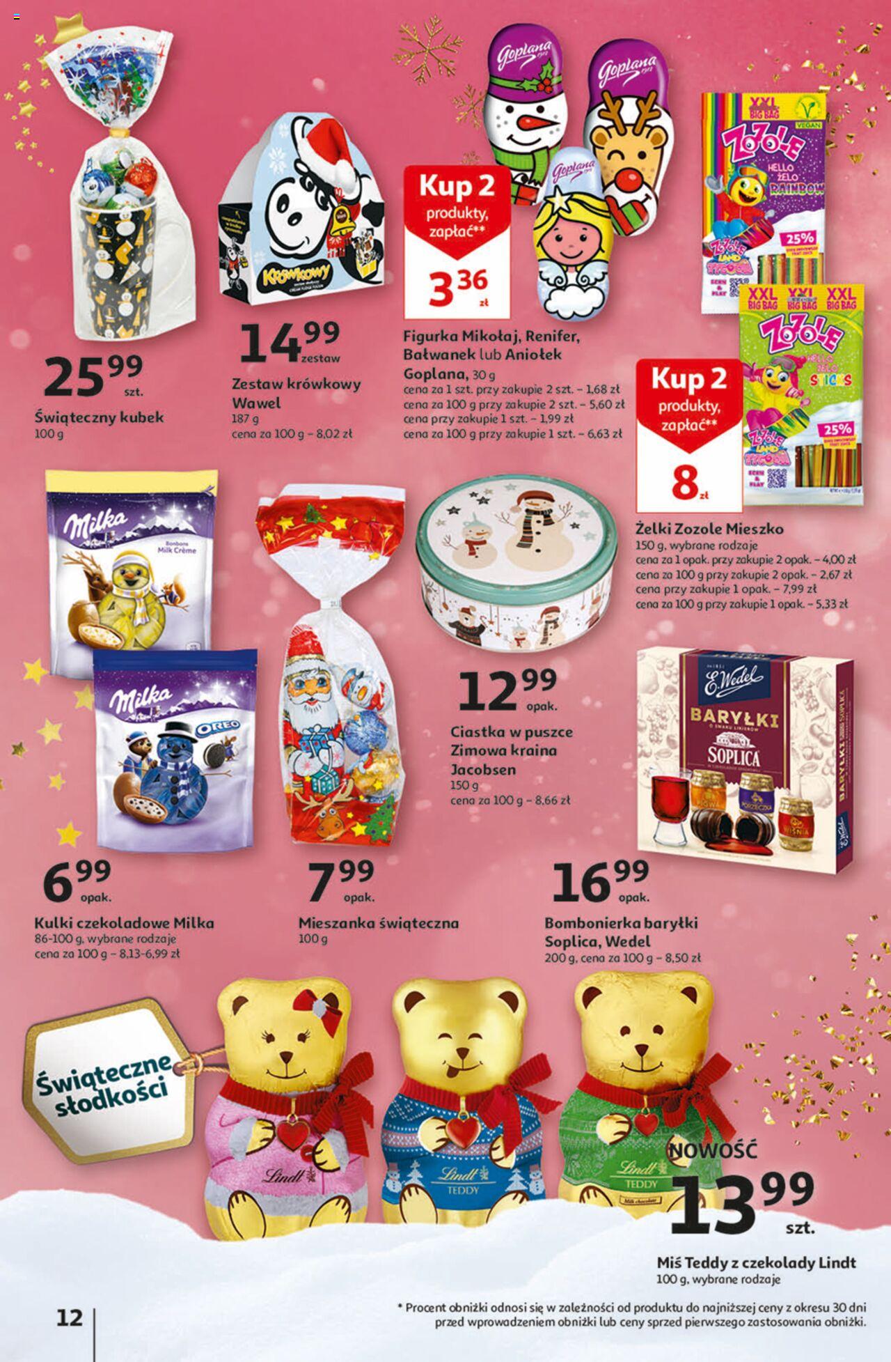 Auchan Magia Świąt  Hipermarket gazetka ważna  od 30.11.2023 do 06.12.2023 strona 12