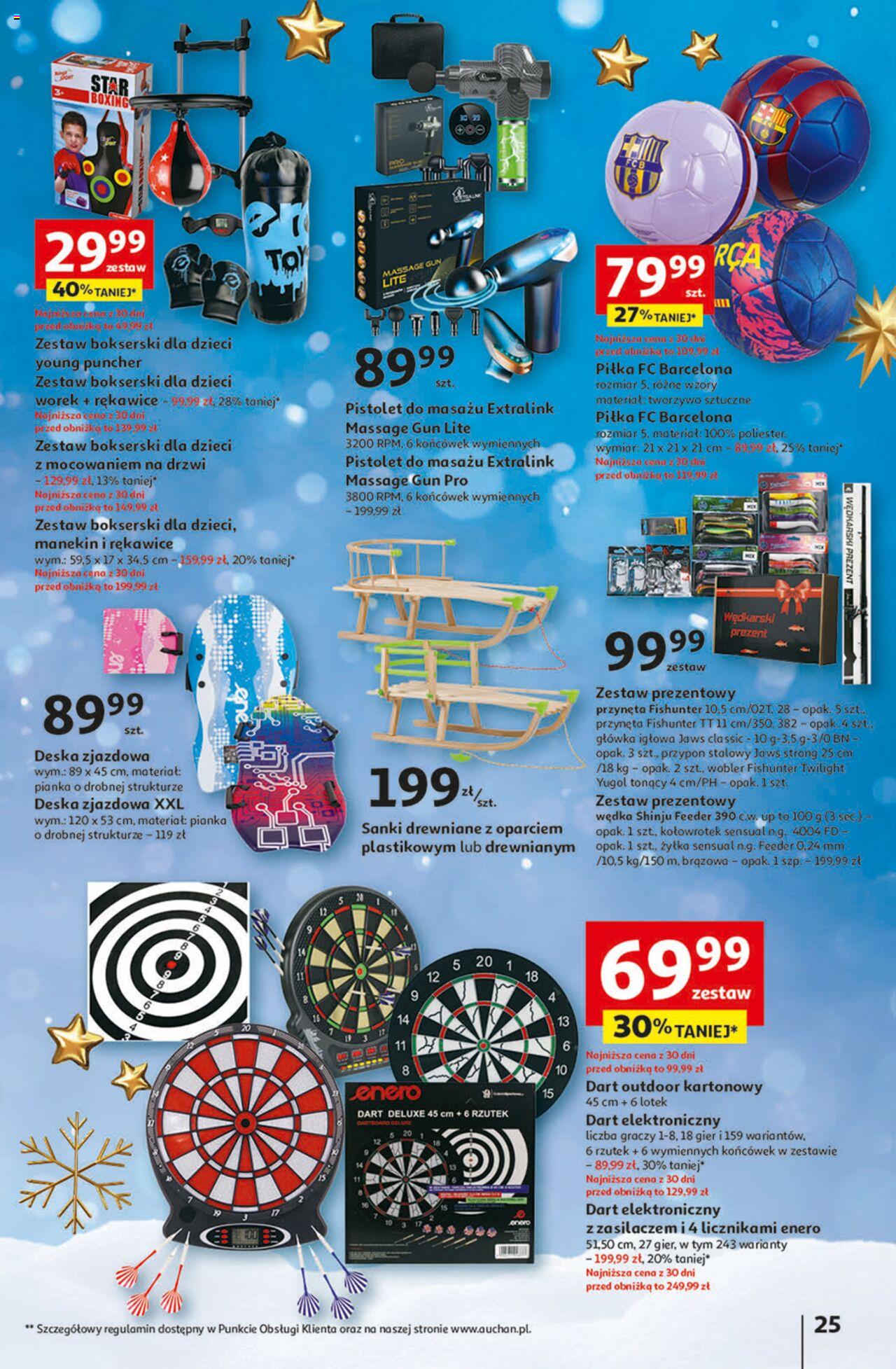Auchan Magia Świąt  Hipermarket gazetka ważna  od 30.11.2023 do 06.12.2023 strona 25