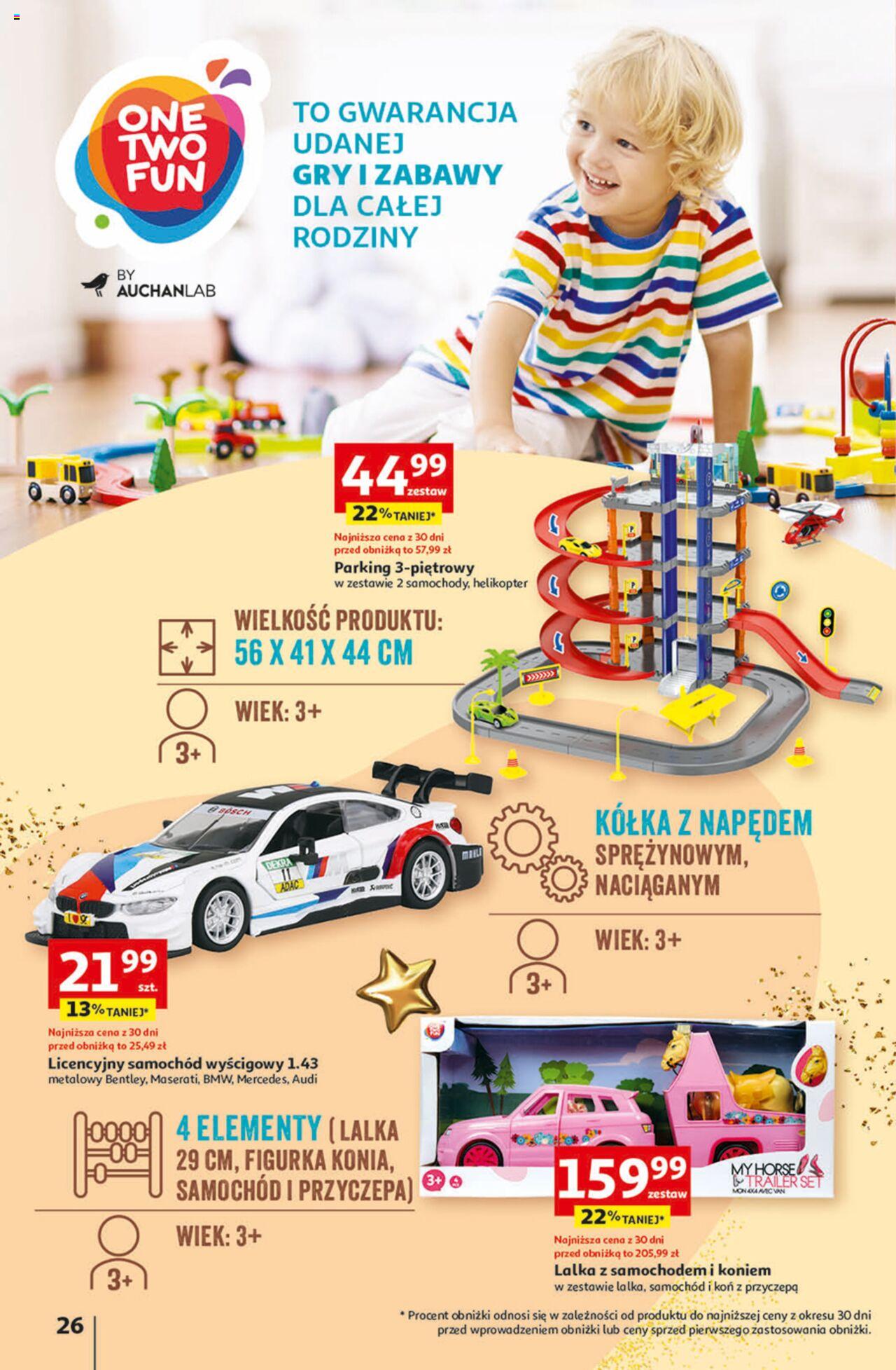 Auchan Magia Świąt  Hipermarket gazetka ważna  od 30.11.2023 do 06.12.2023 strona 26